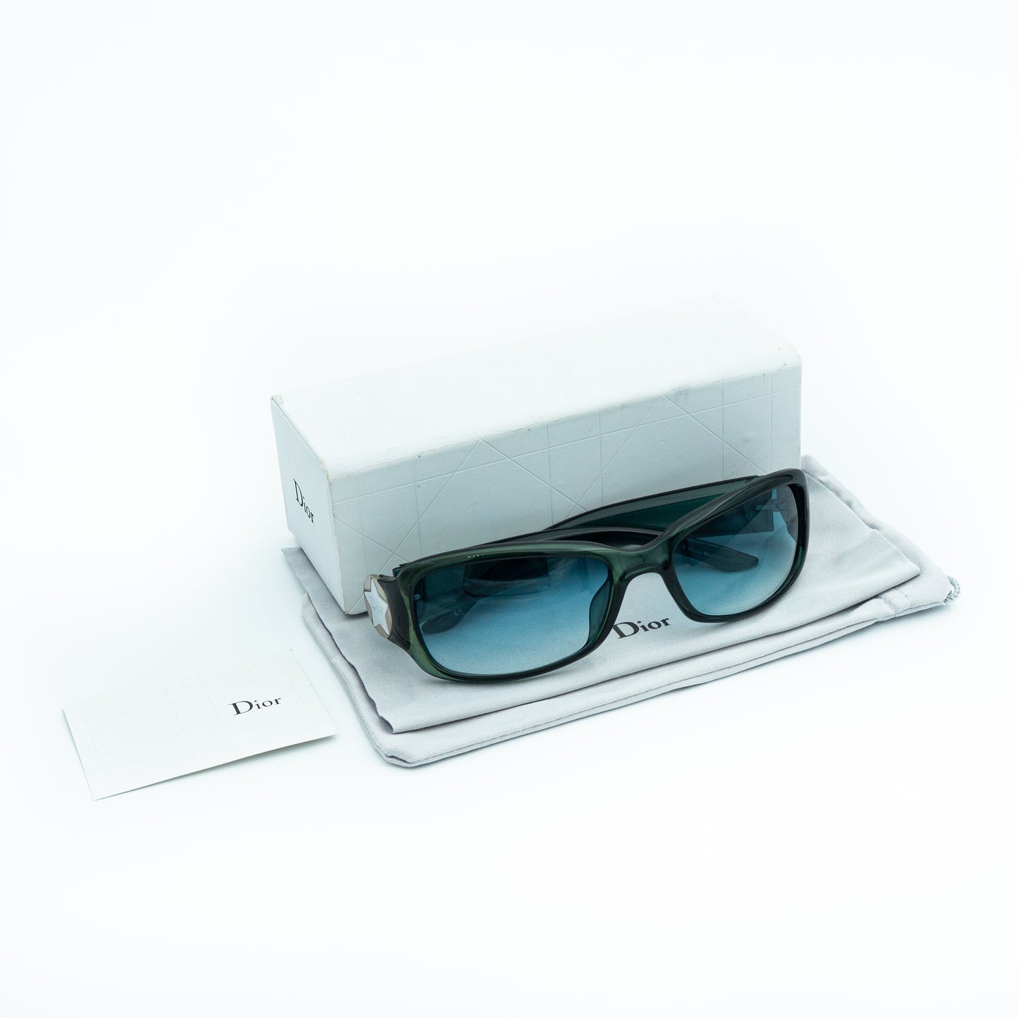 Christian Dior STARSHINE 2 Green Sunglasses Vintage