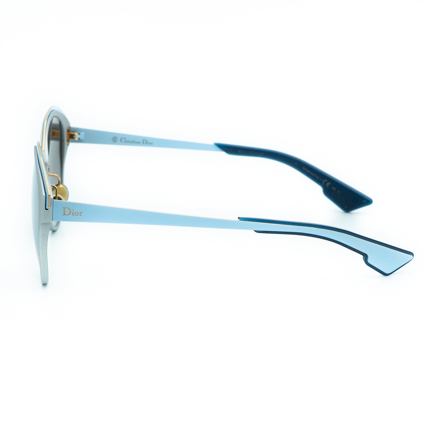 Christian Dior SUN Blue Sunglasses Vintage