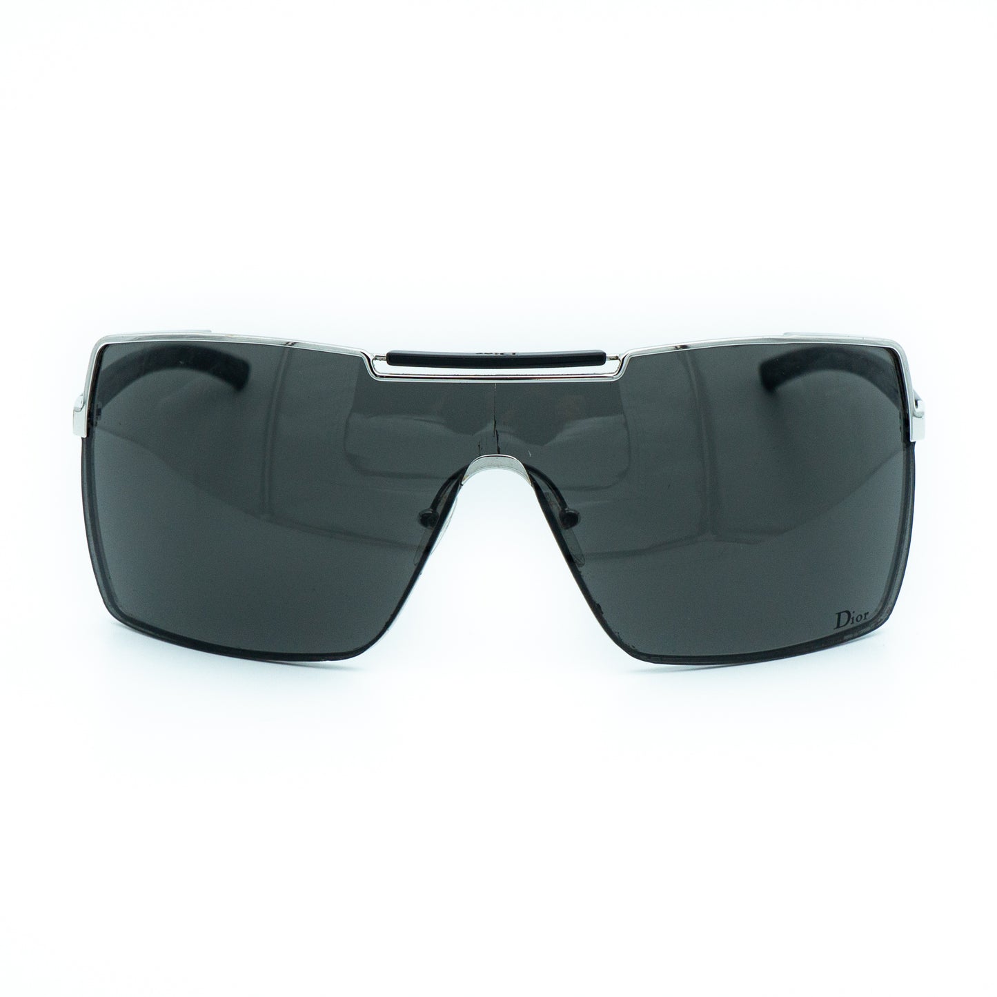 Christian Dior VIKTIM 1 Black Shield Sunglasses Vintage