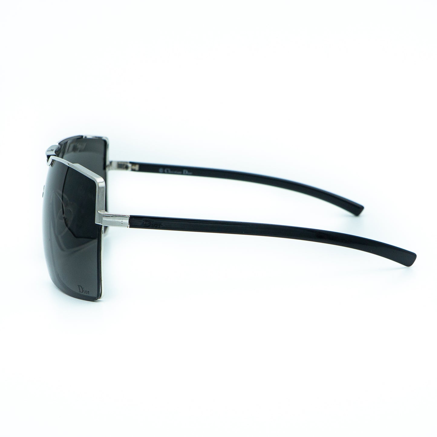 Christian Dior VIKTIM 1 Black Shield Sunglasses Vintage