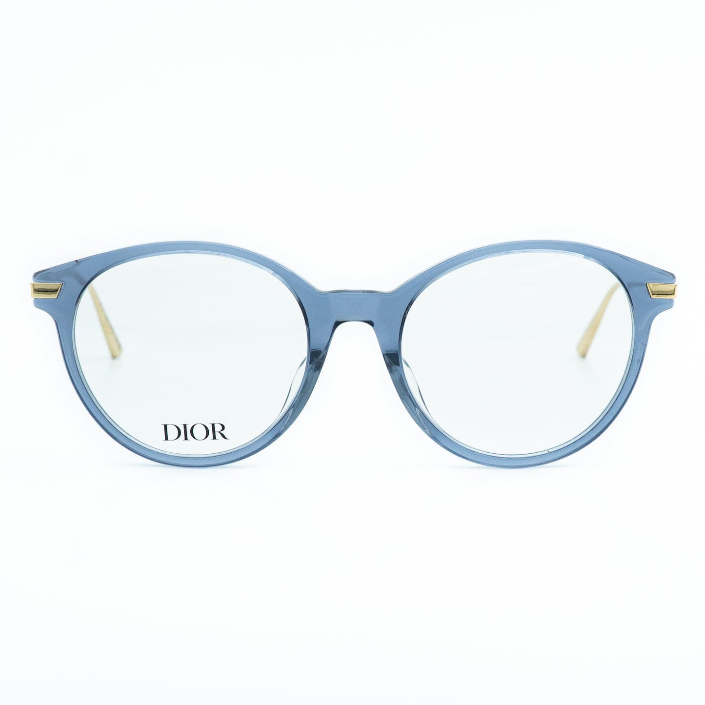 DIOR GemDiorO R4I Blue Gold Eyeglasses Frame