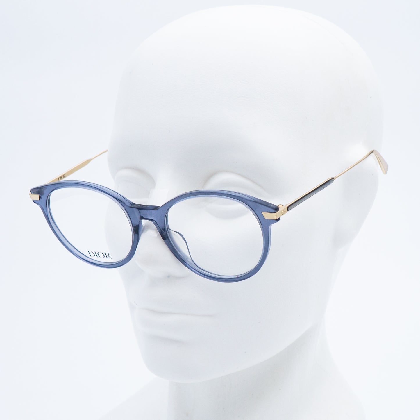 DIOR GemDiorO R4I Blue Gold Eyeglasses Frame