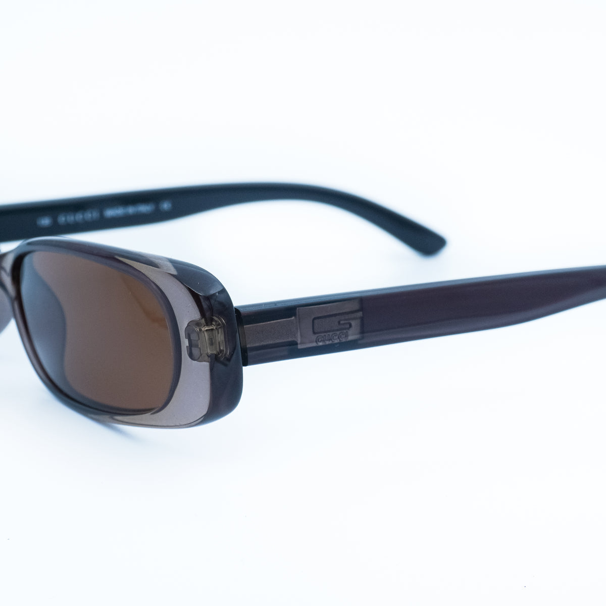 GUCCI GG 2443 Brown Narrow Sunglasses Vintage