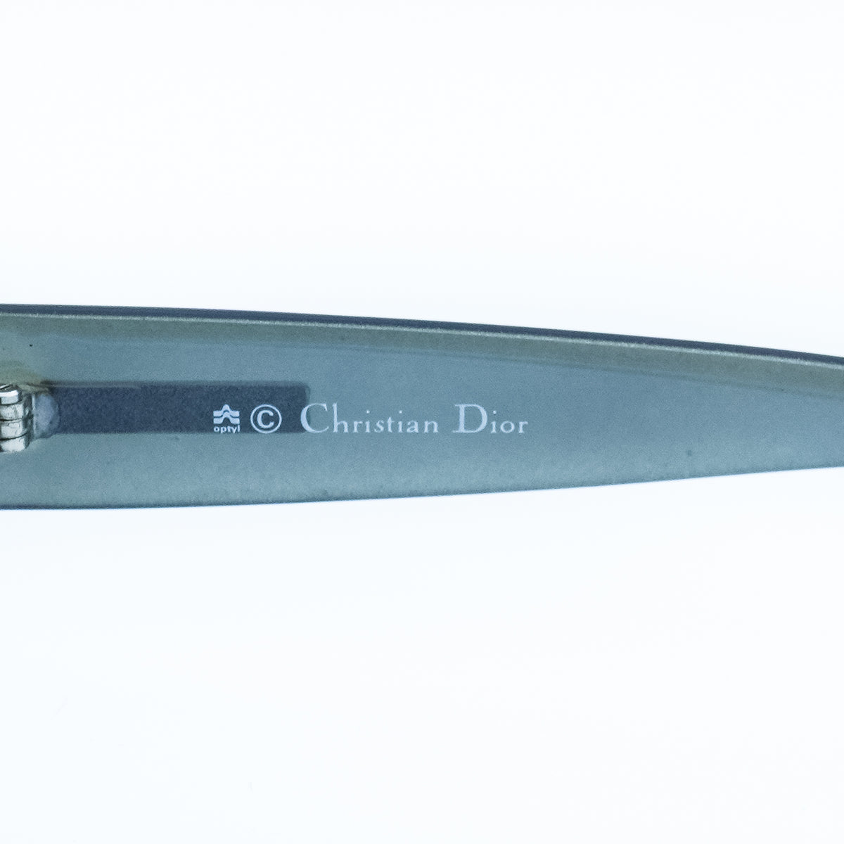Christian Dior MACHA Green Oval Sunglasses Vintage