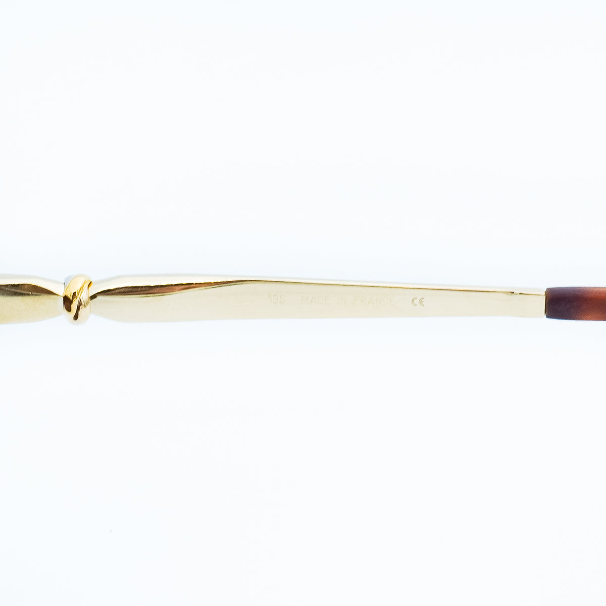 Cartier T8101206 Trinity Cat Eye Brown Gold Sunglasses