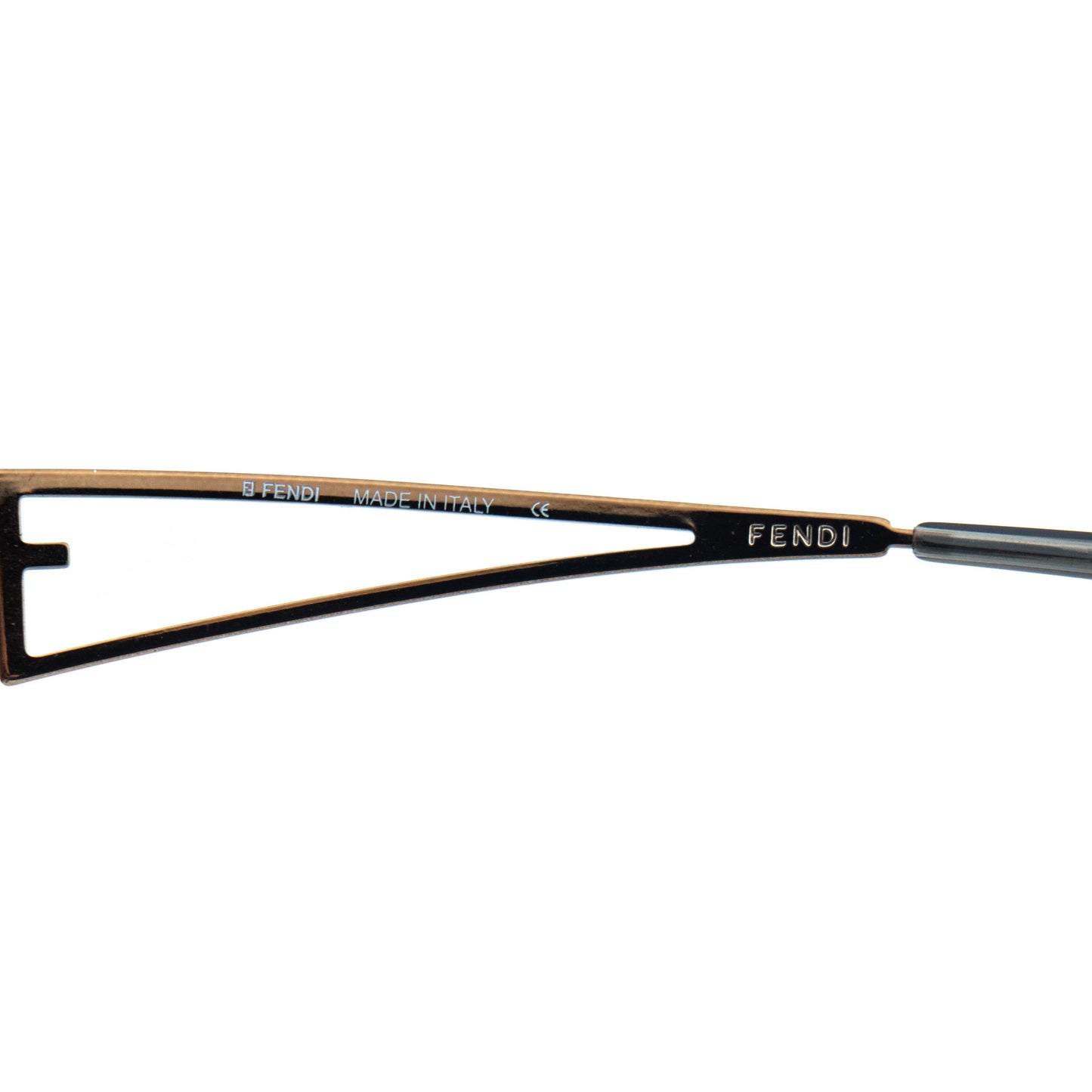 Fendi SL 7461 Bronze Rimless Sunglasses Vintage