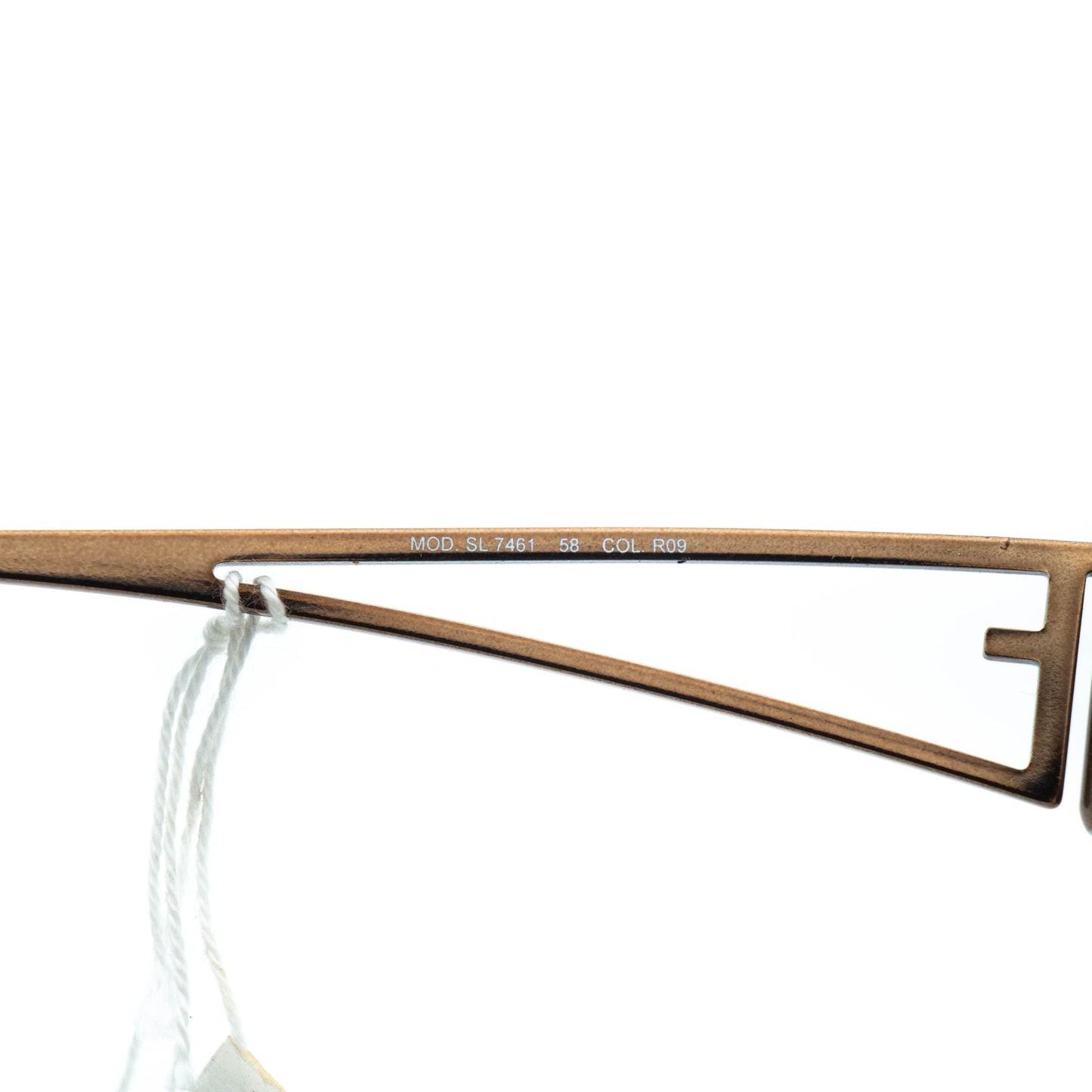 Fendi SL 7461 Bronze Rimless Sunglasses Vintage