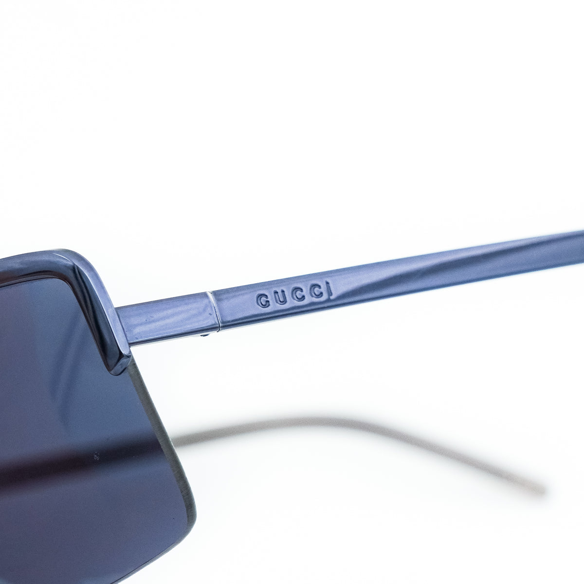 GUCCI GG 1679 Rimless Blue Sunglasses Vintage