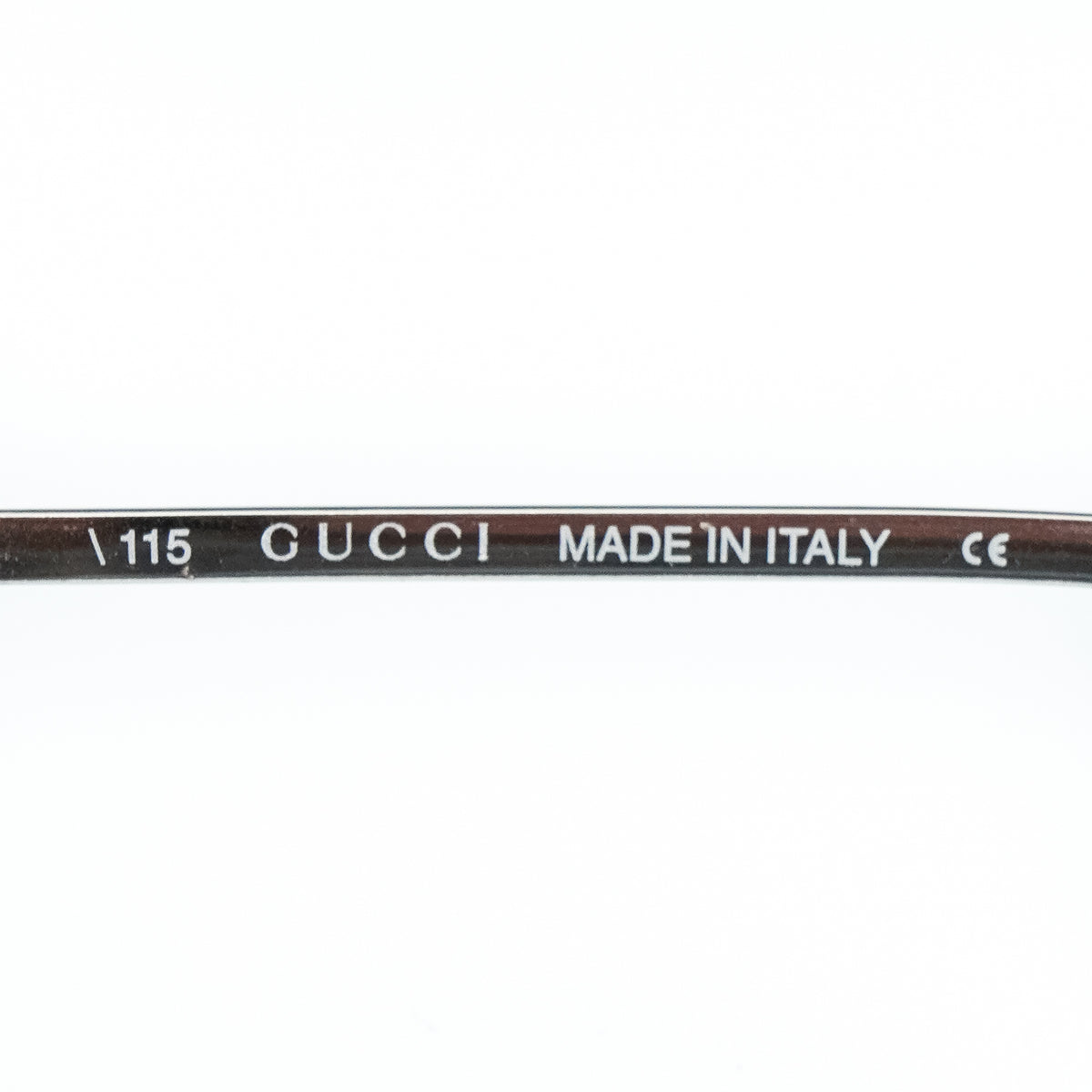 GUCCI GG 2681/S Silver Shield Rimless Sunglasses Vintage