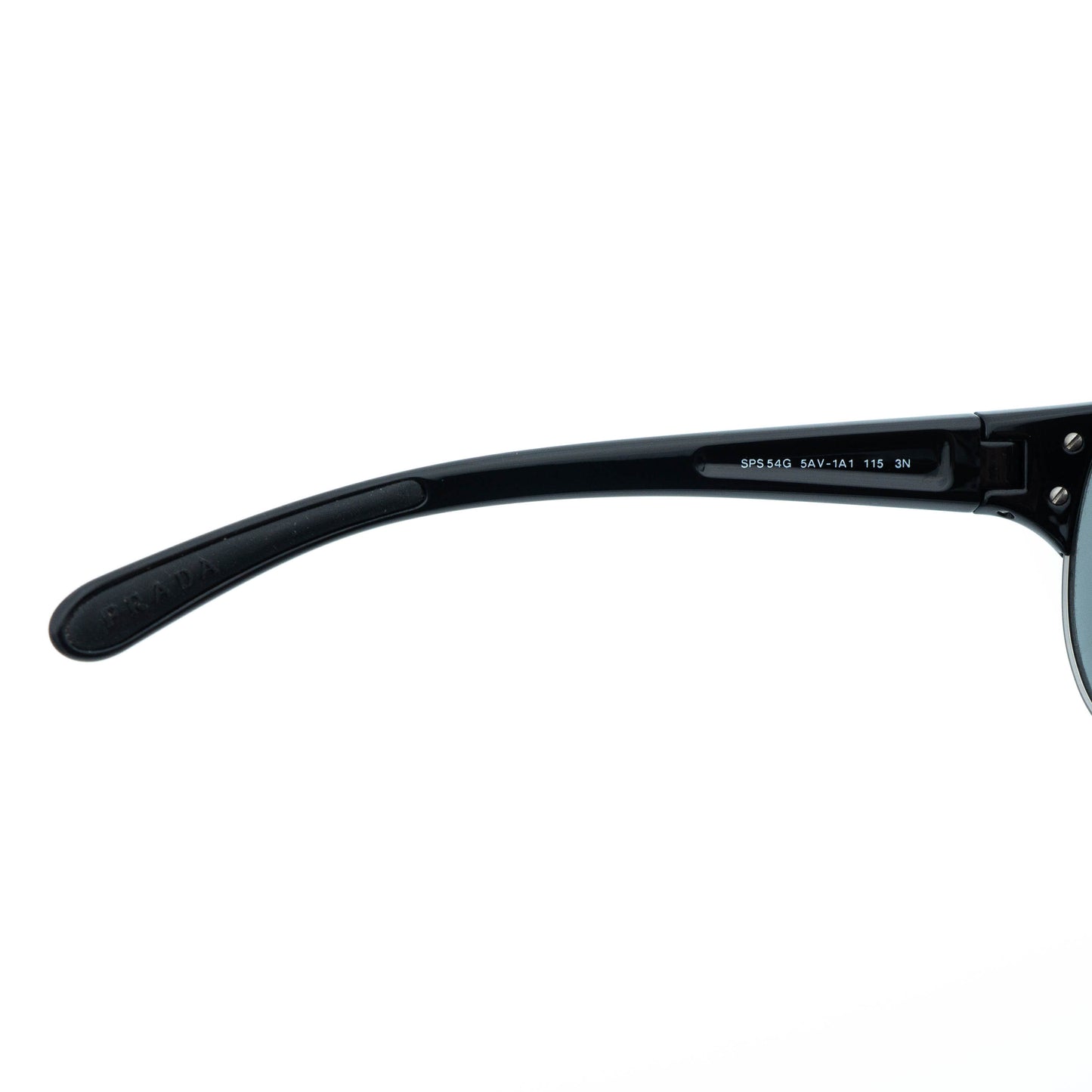 Prada SPS 54G Black Wrap Mask Sunglasses Vintage