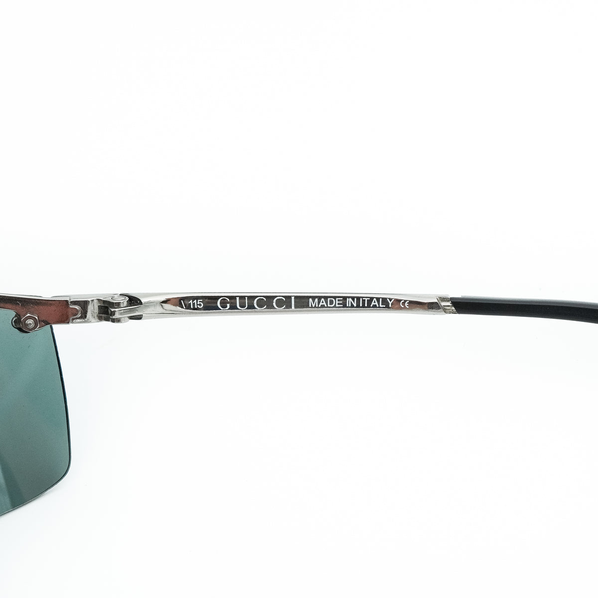 Gucci GG 1712 Rimless Silver Sunglasses Vintage