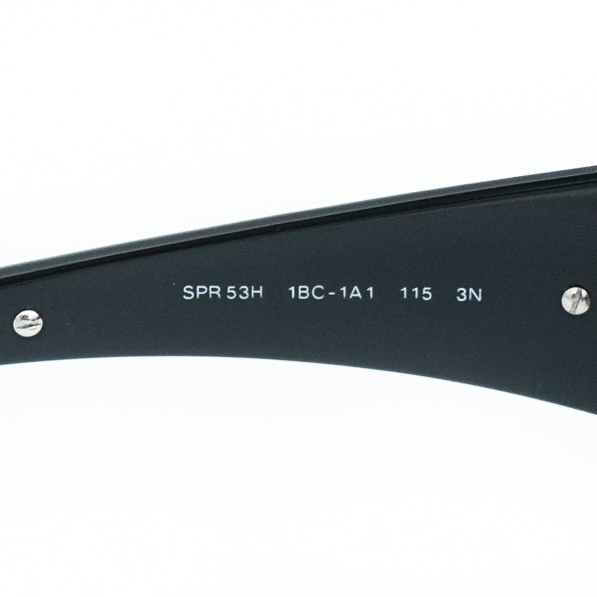 Prada SPR 53H Black Shield Mask Sunglasses Vintage