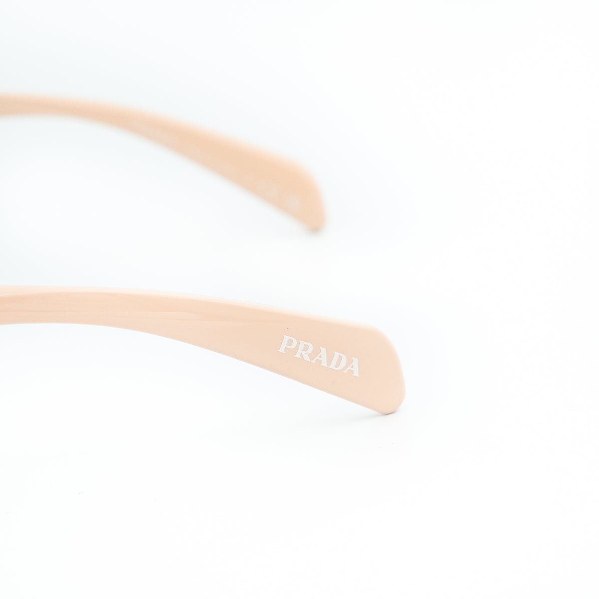 Prada SPR A15 Beige Rimless Women Sunglasses