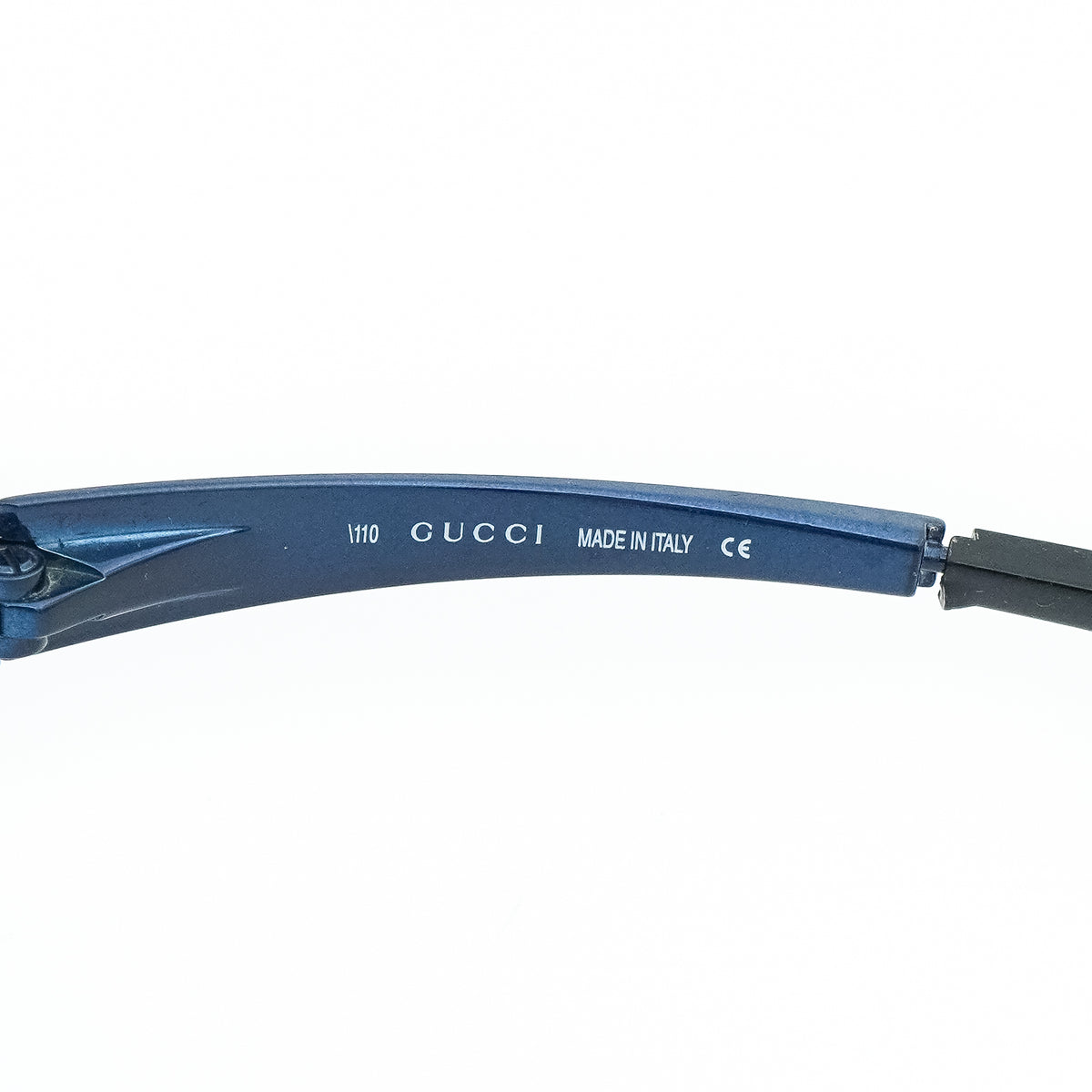 Gucci GG 1661 Blue Shield Mask Sunglasses Vintage