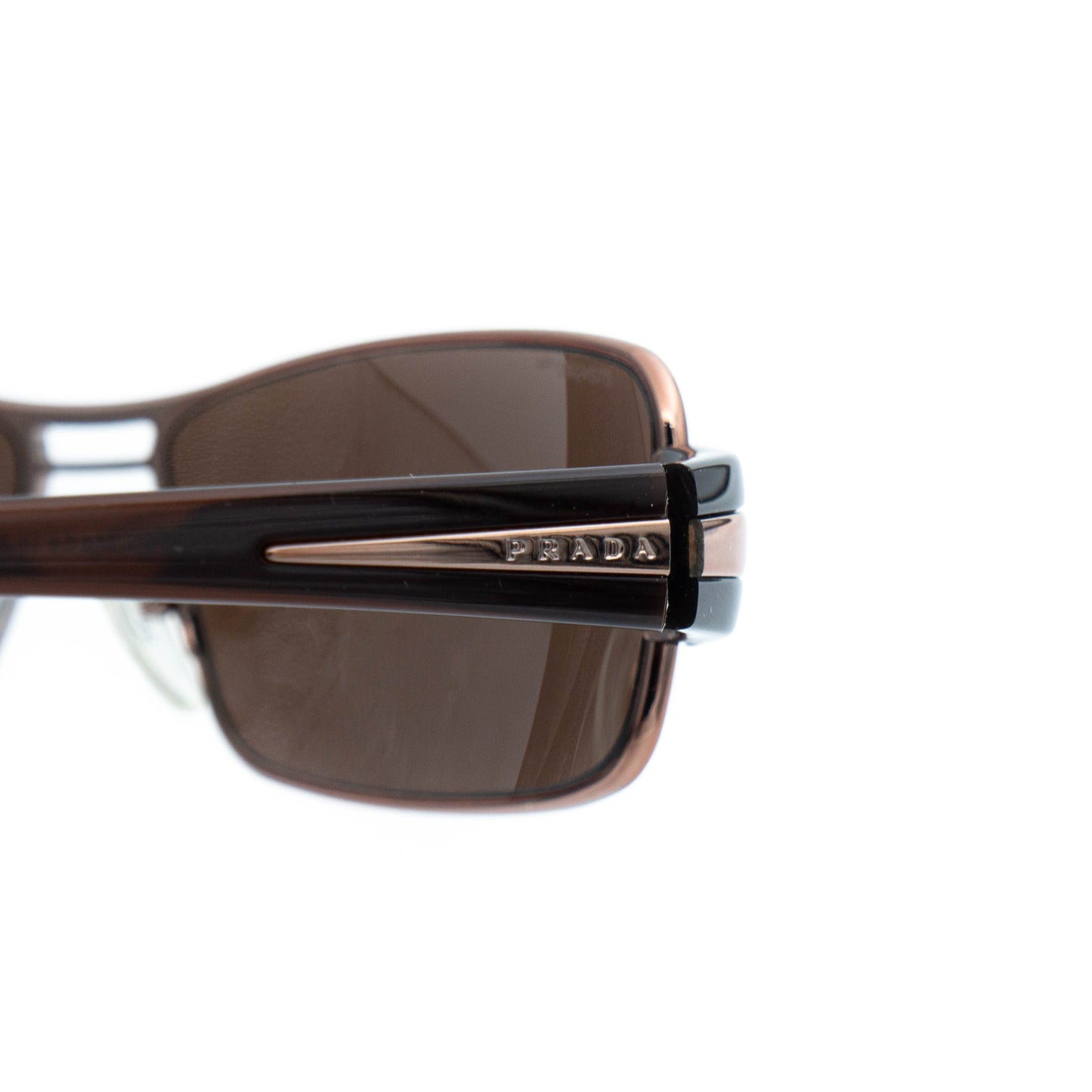 PRADA SPR50H Bronze Brown Sunglasses Vintage