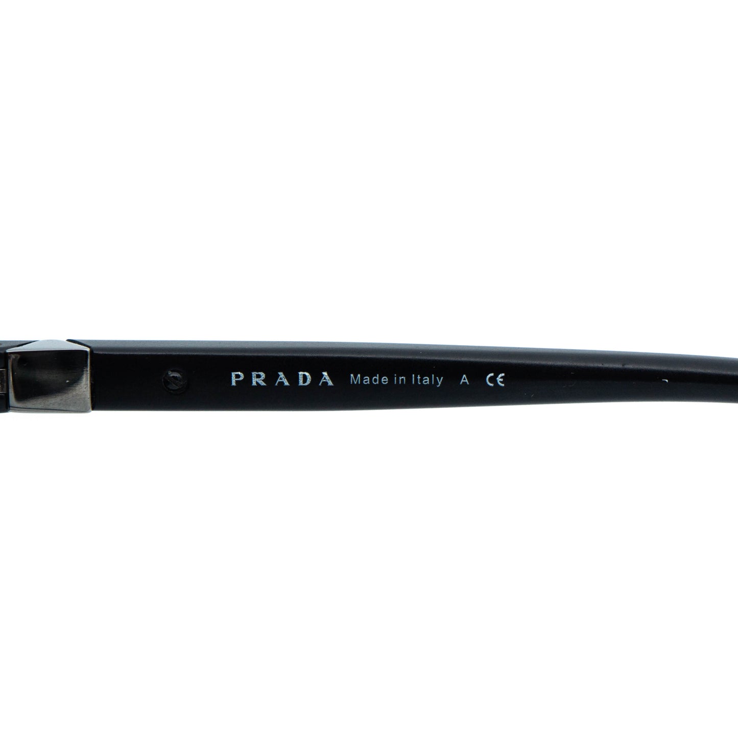 PRADA SPR55O Black Aviator Sunglasses Vintage