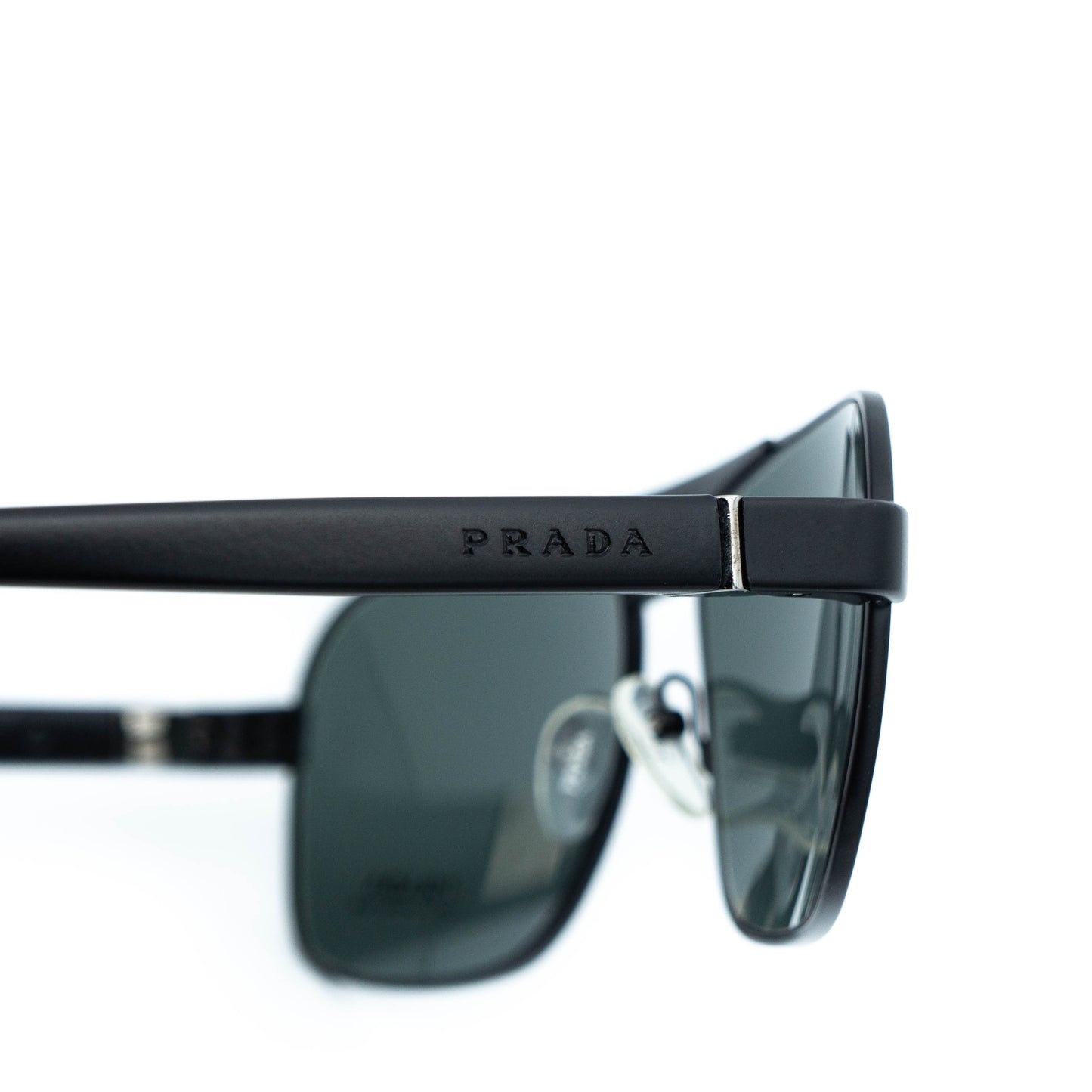 PRADA SPR55O Black Aviator Sunglasses Vintage