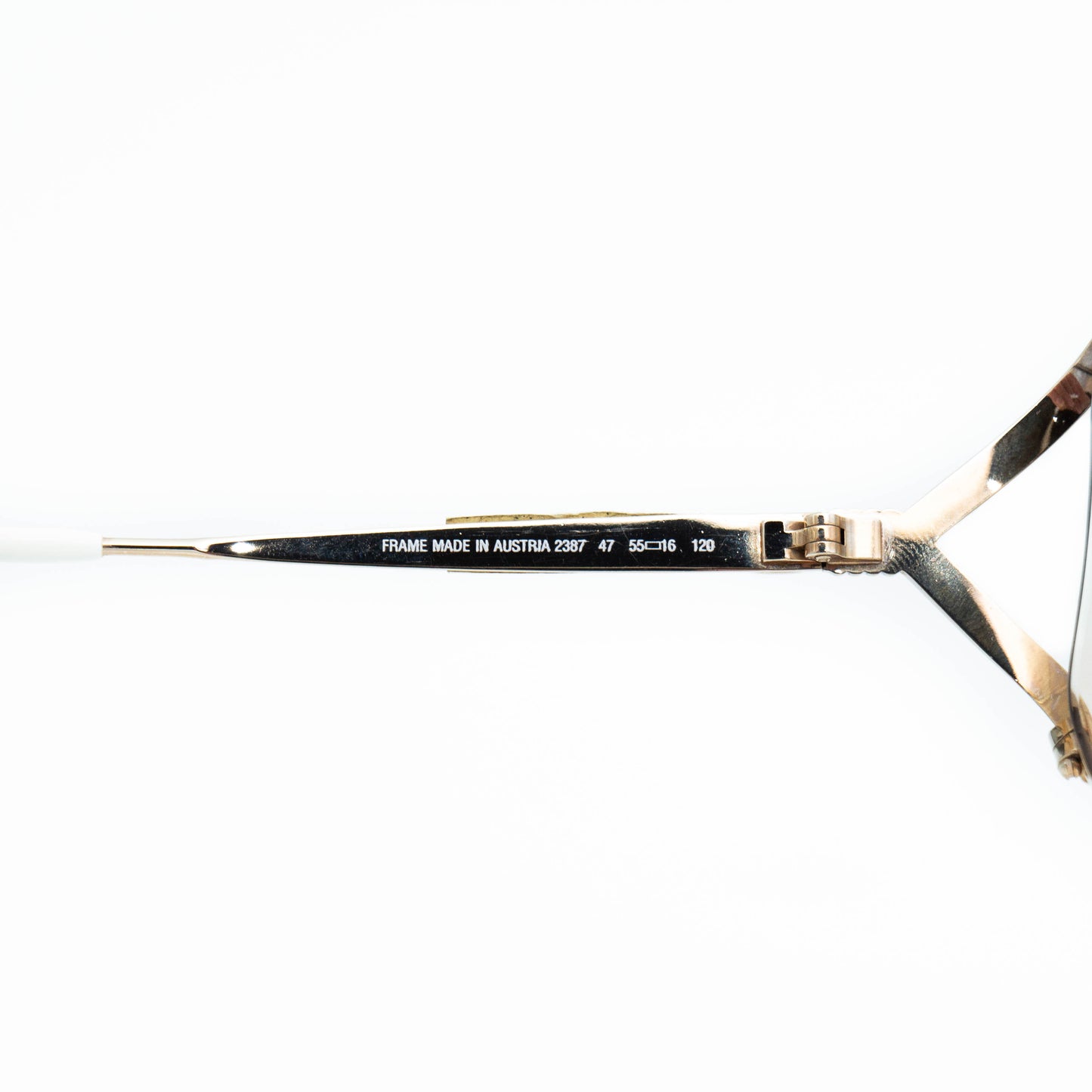 Christian Dior 2387 Gold Clean Sunglasses Vintage 80s