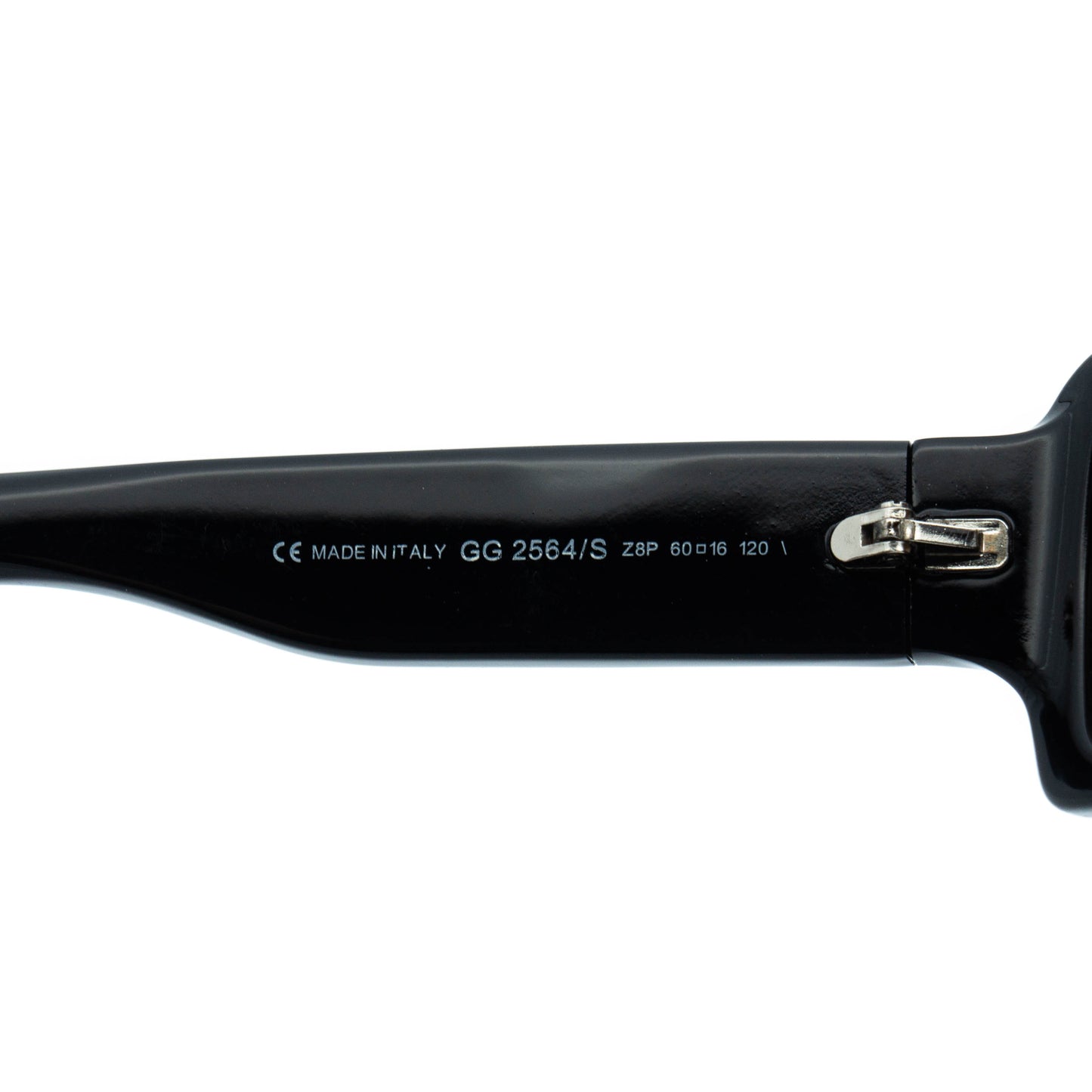 GUCCI GG 2564 Black Rectangular Sunglasses Vintage
