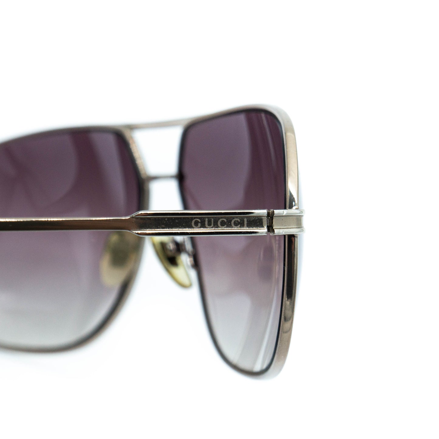 GUCCI GG 1956 Women Gold Metal Sunglasses Vintage