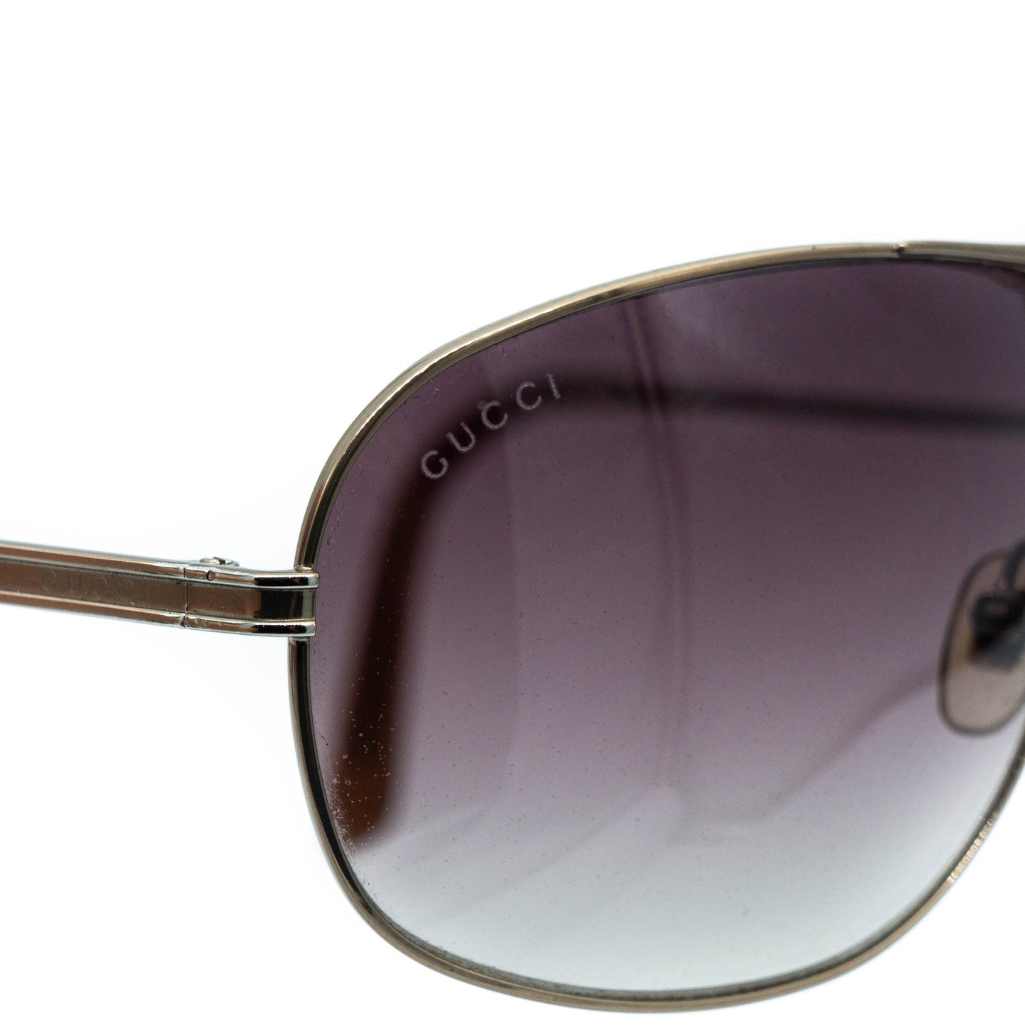 GUCCI GG 1956 Women Gold Metal Sunglasses Vintage