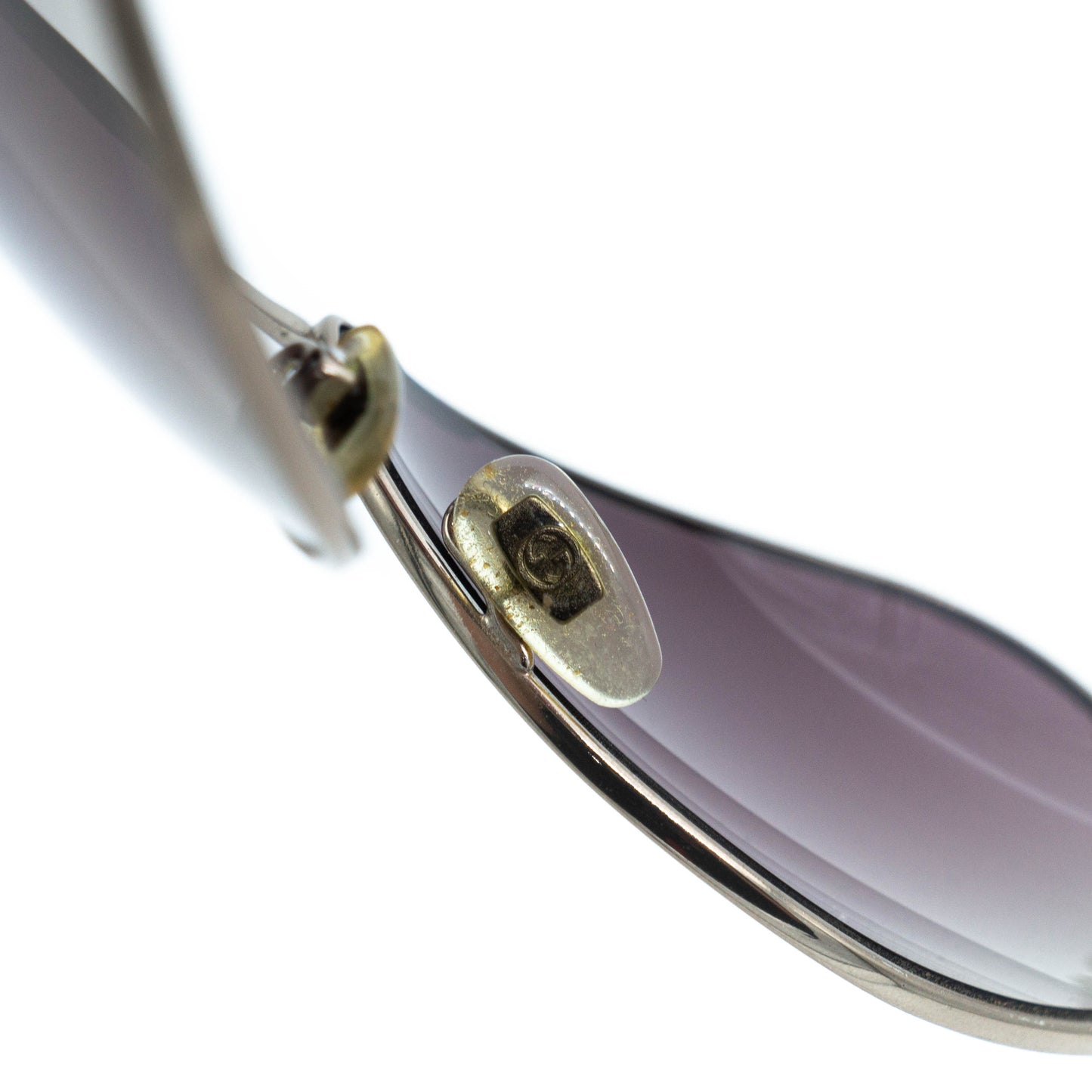 GUCCI GG 1956 Women Gold Metal Sunglasses Vintage