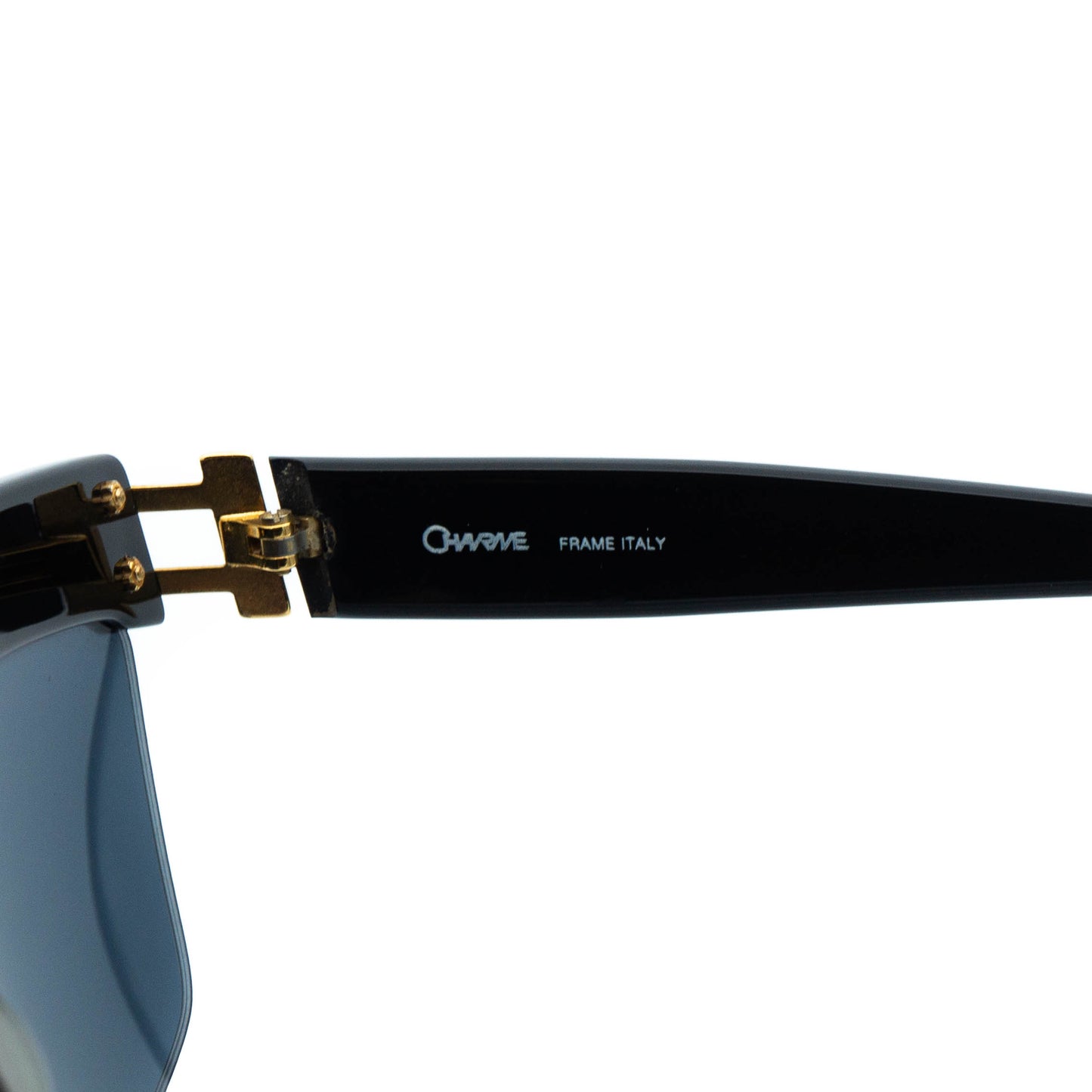 Charme 7074 Black Gold Women Sunglasses Vintage