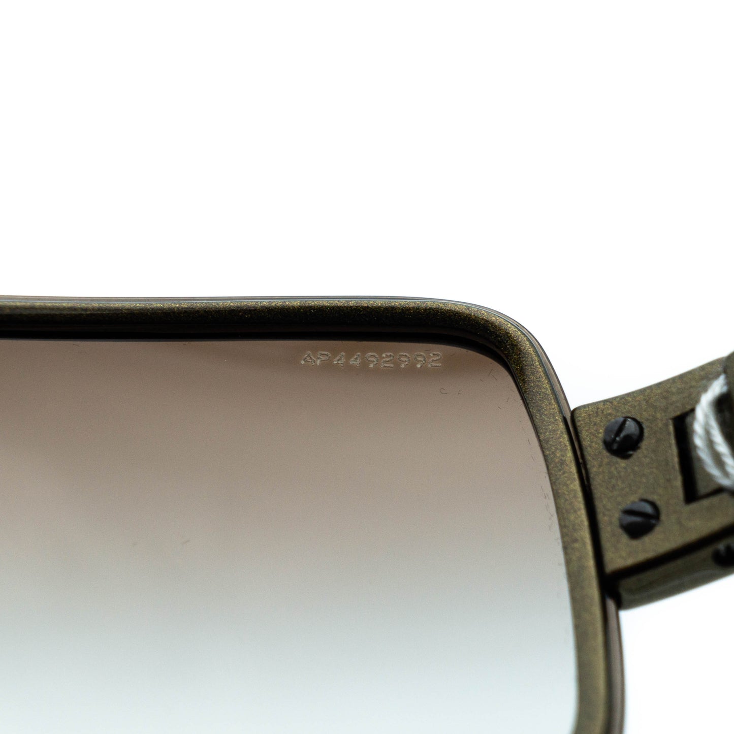 PRADA SPS 55G Green Khaki Shield Mask Sunglasses Vintage