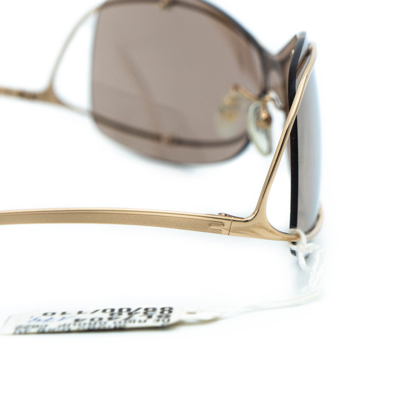 FENDI SL 7404 Gold Shield Metal Sunglasses Vintage