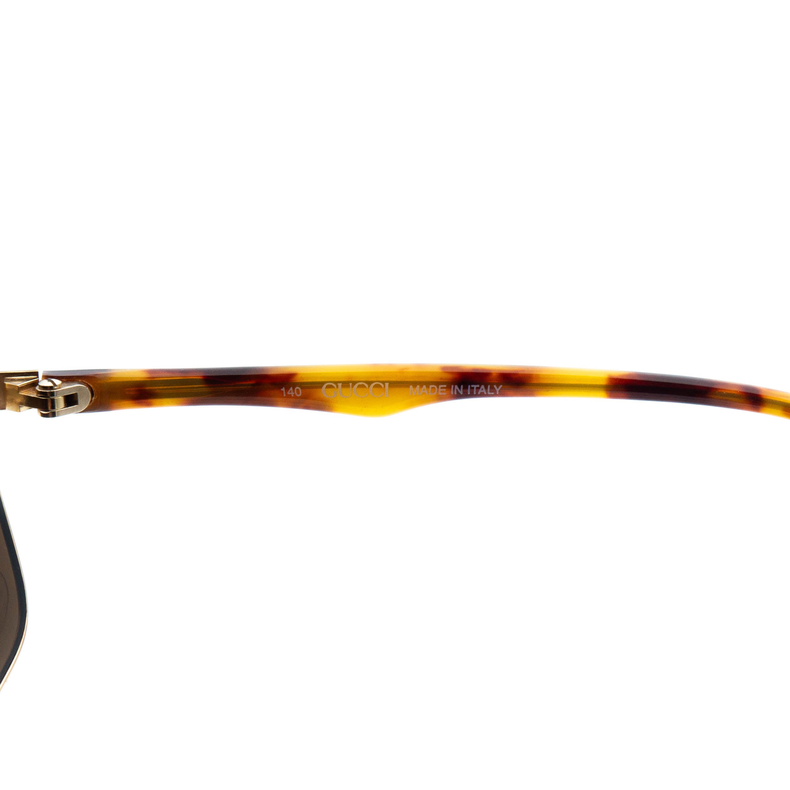 GUCCI GG 1231/S Gold Brown Tortoise Sunglasses Vintage – LAVINTA