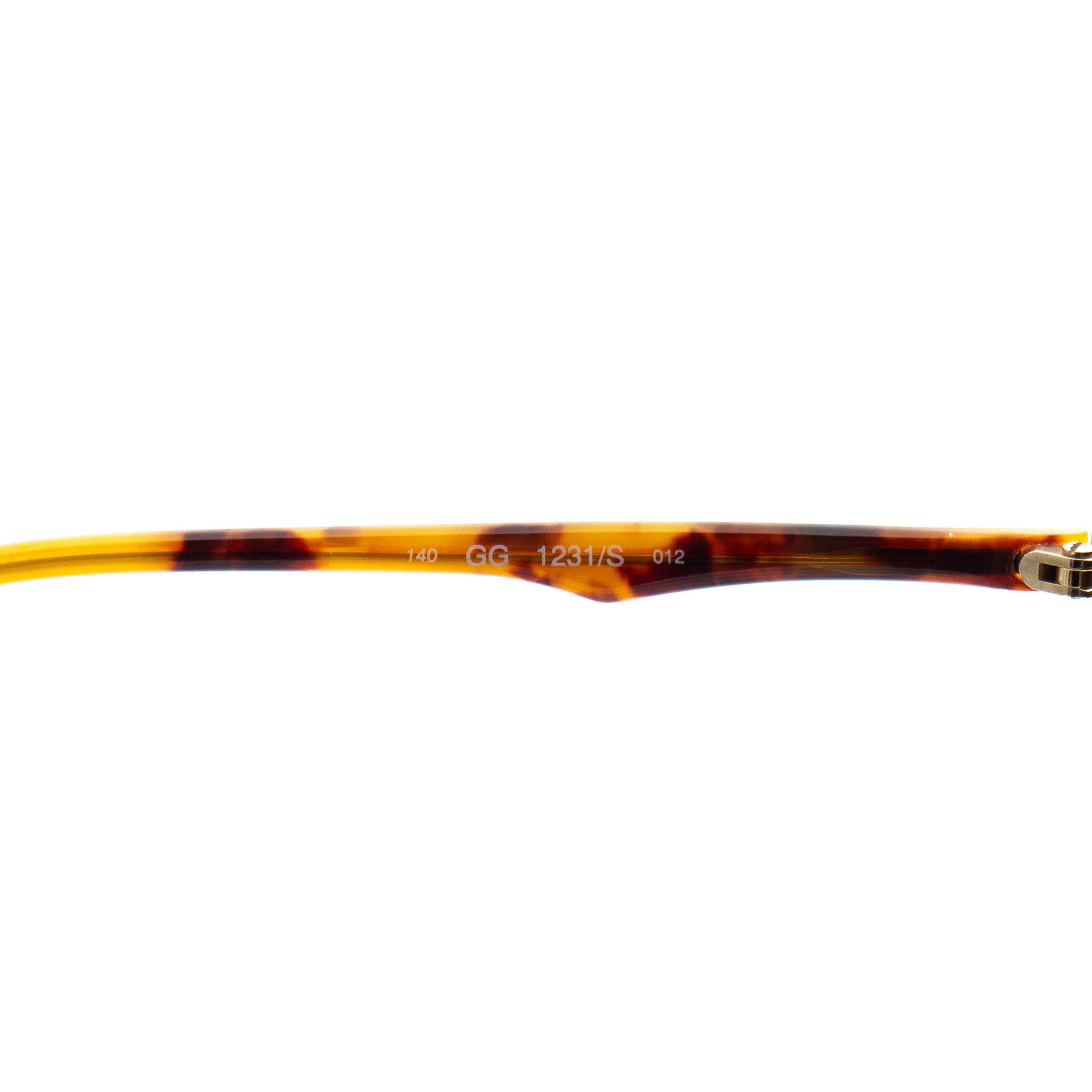 GUCCI GG 1231/S Gold Brown Tortoise Sunglasses Vintage – LAVINTA