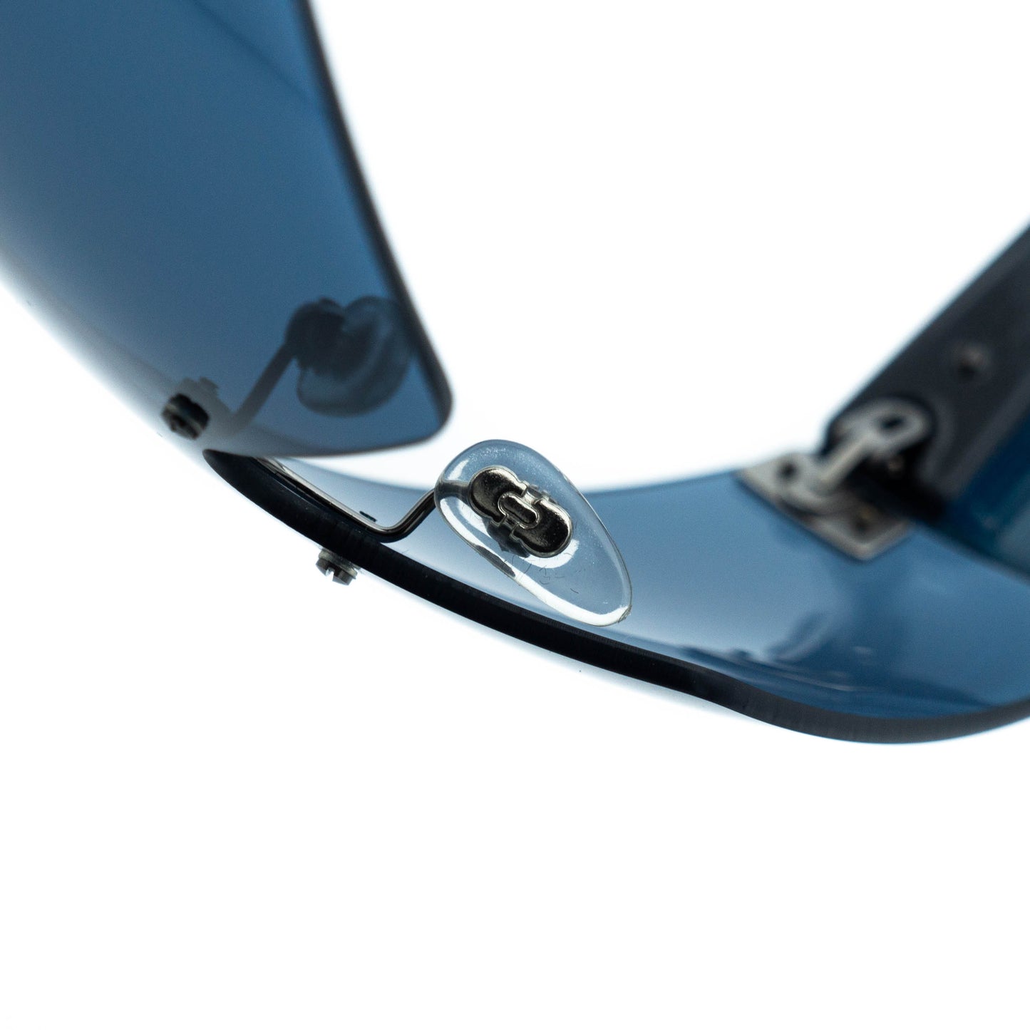 Salvatore Ferragamo 1064 Shield Mask Blue Sunglasses Vintage