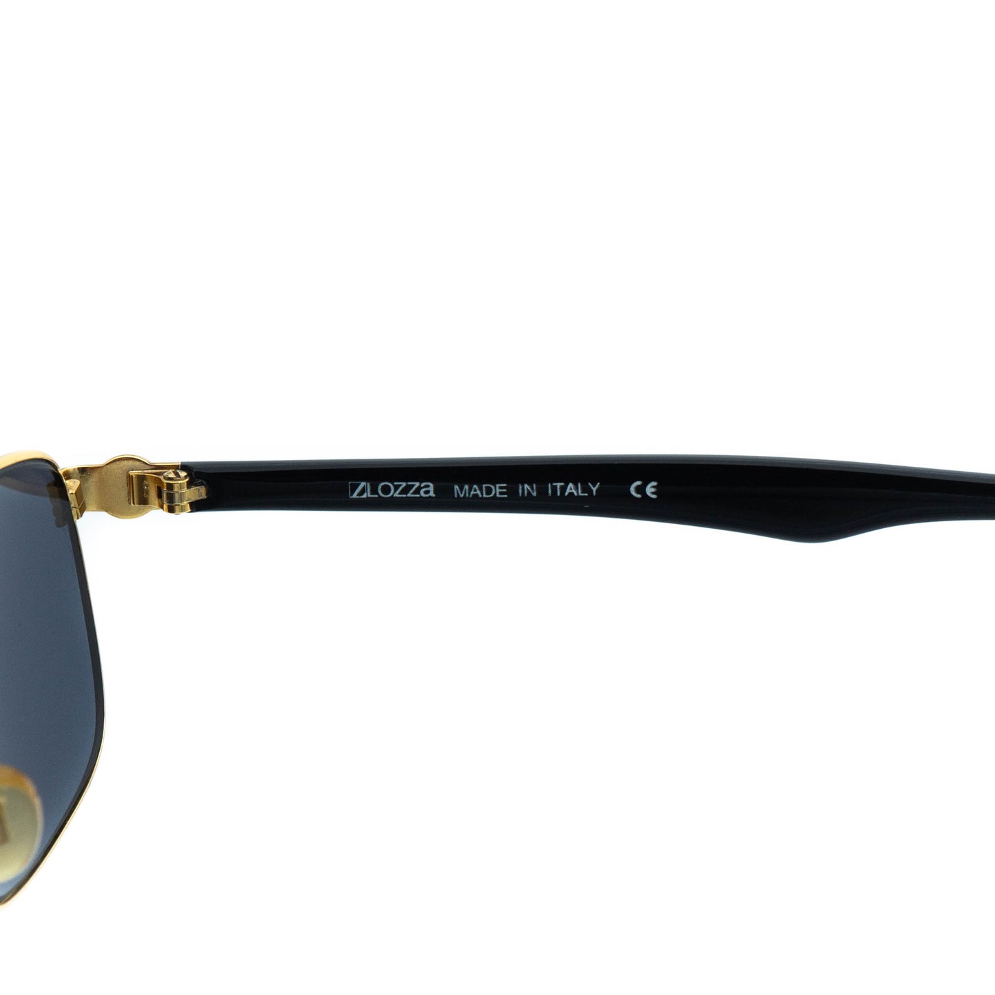 LOZZA LS 2049 Black Gold Sunglasses Vintage
