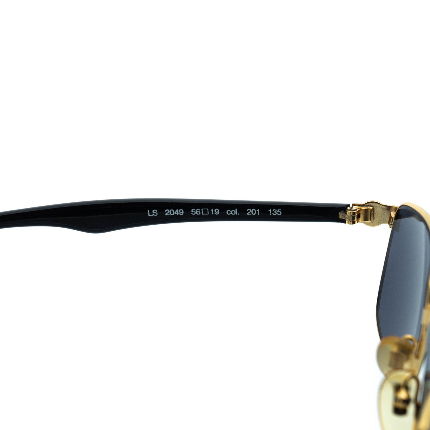 LOZZA LS 2049 Black Gold Sunglasses Vintage