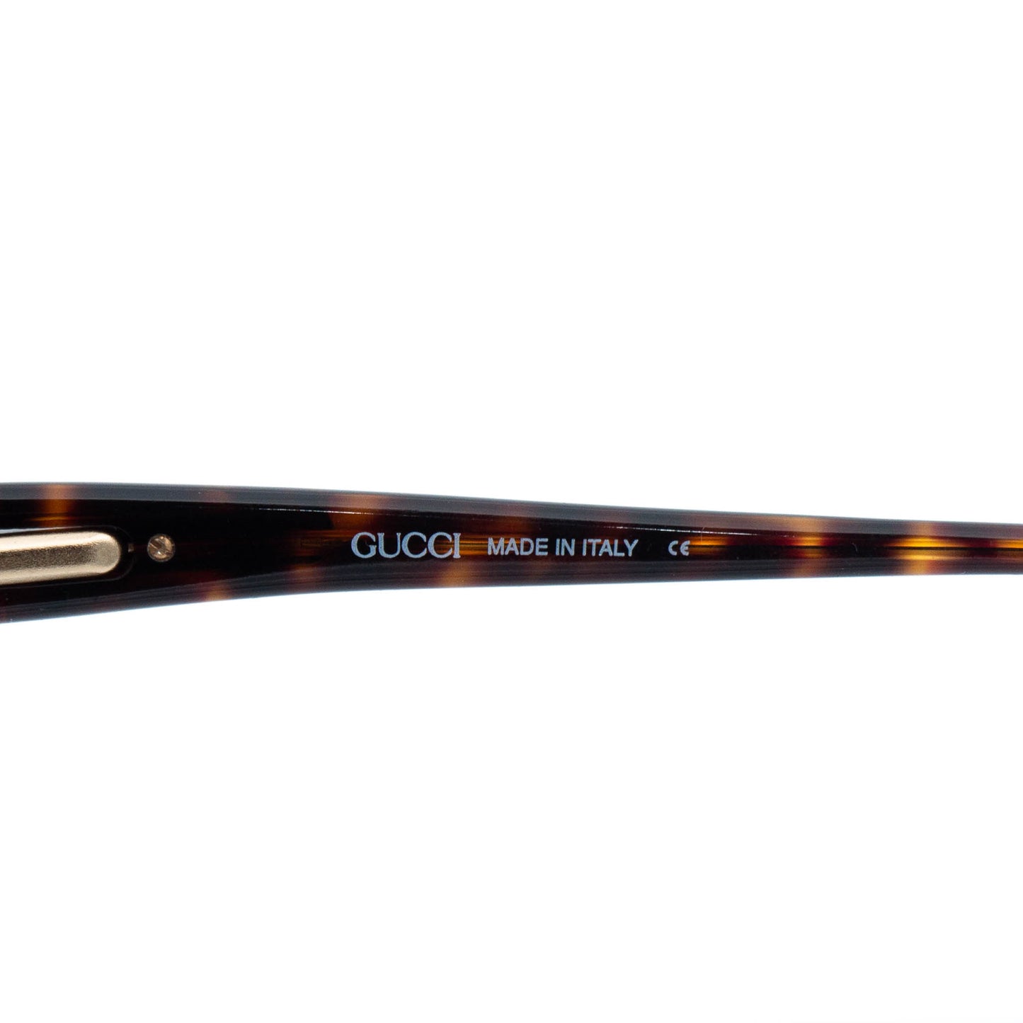 GUCCI GG 2360/S Brown Gold Oval Sunglasses Vintage