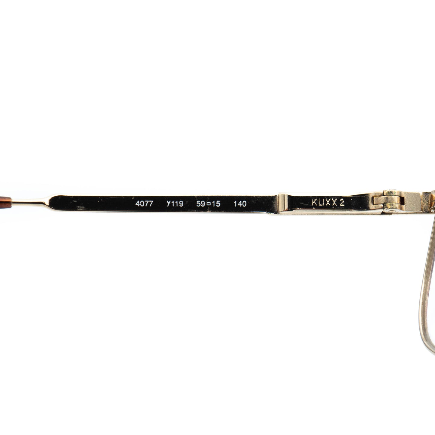 Yves Saint Laurent 4077 Gold Frame Sunglasses Vintage