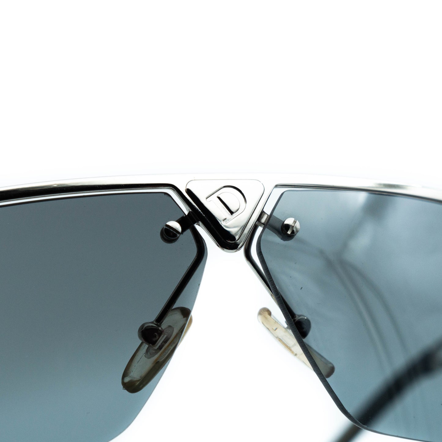 Christian DIOR CLUBBING Rimless Silver Sunglasses Vintage