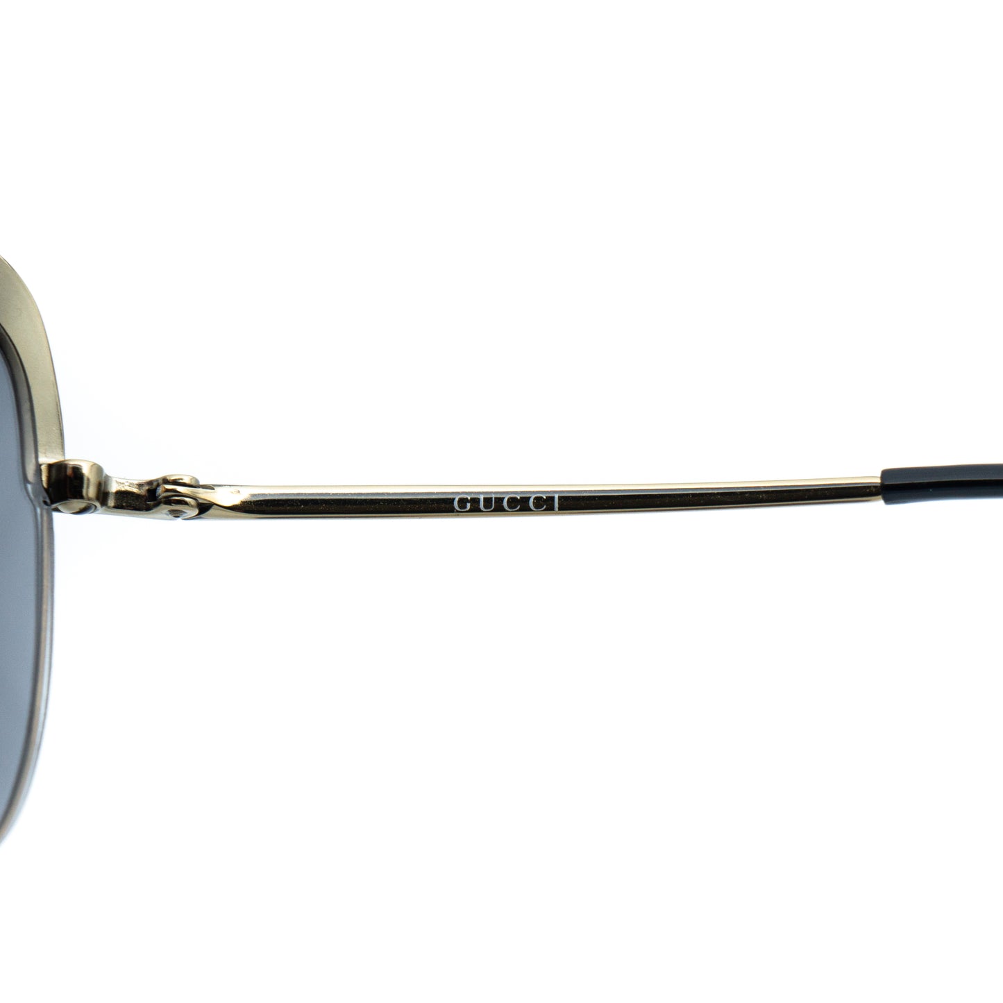 GUCCI GG 2795/S Gold Metal Oversized Sunglasses Vintage