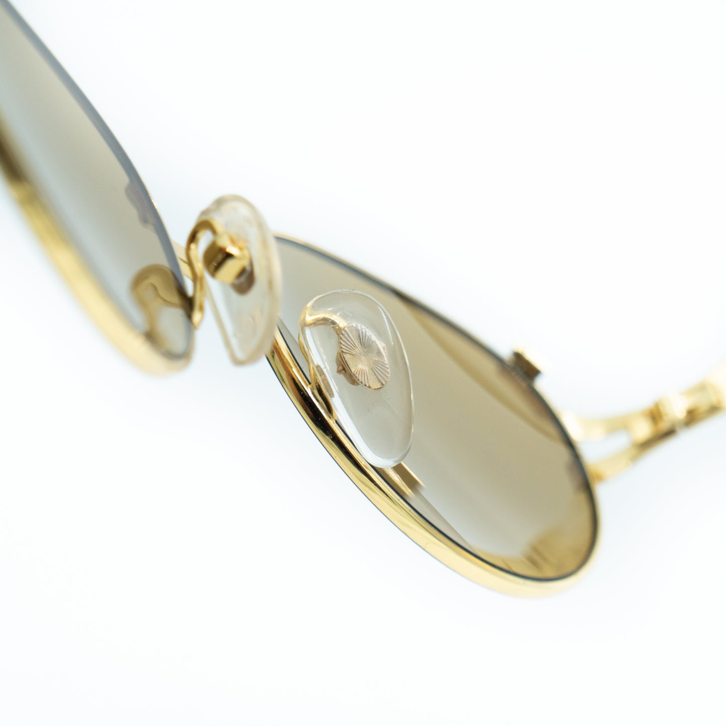 Gianni VERSACE mod 1231 Oval Gold Sunglasses Vintage