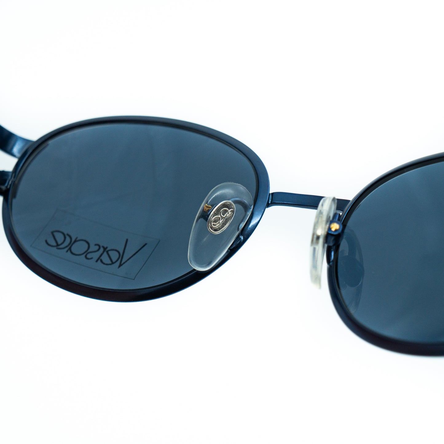 Gianni VERSACE mod 3121 Oval Blue Sunglasses Vintage