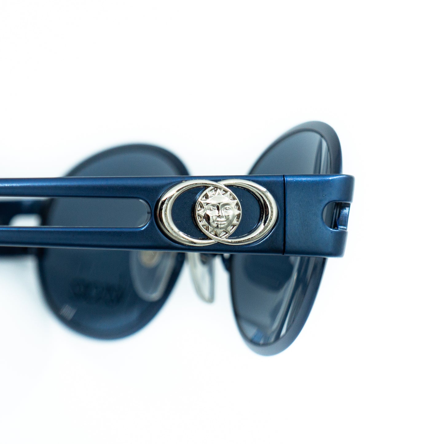Gianni VERSACE mod 3121 Oval Blue Sunglasses Vintage