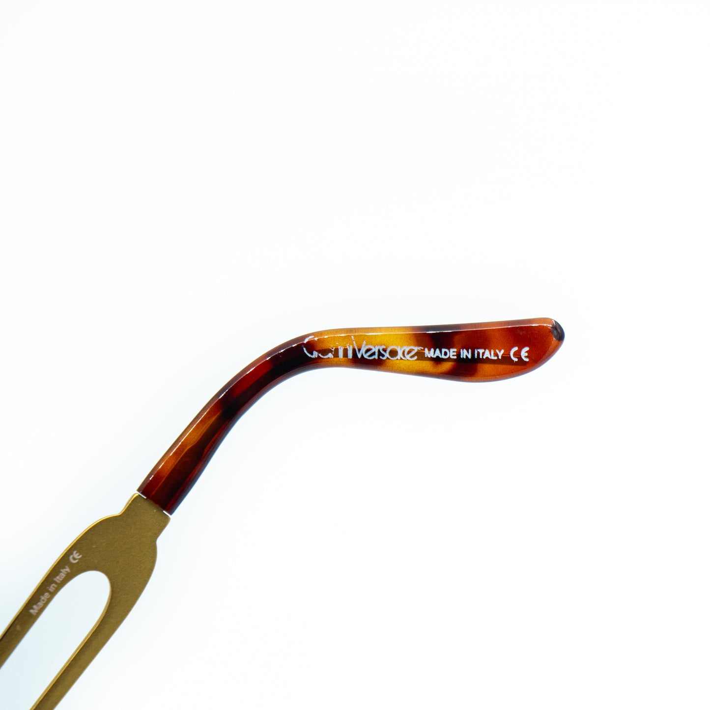 Gianni VERSACE mod 3130 Oval Gold Sunglasses Vintage