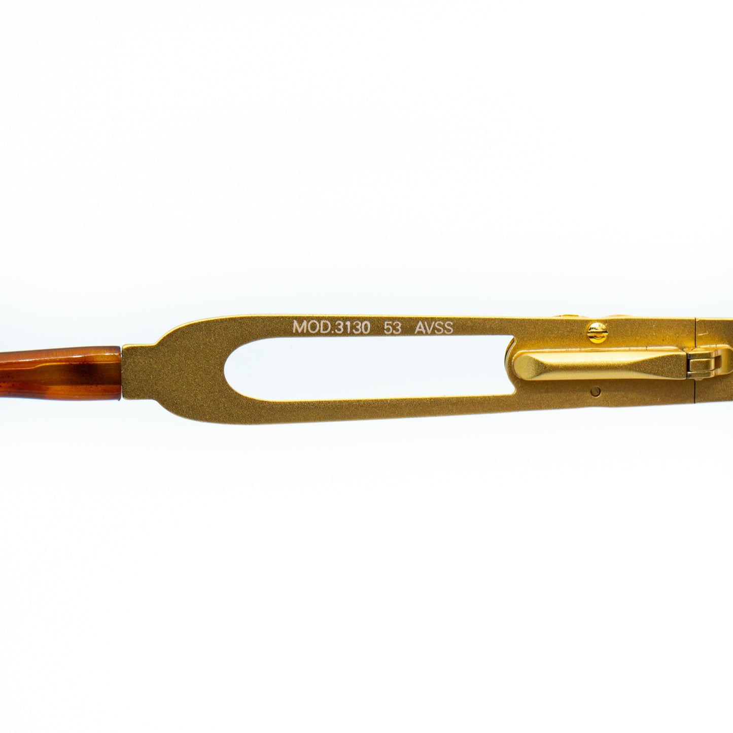 Gianni VERSACE mod 3130 Oval Gold Sunglasses Vintage