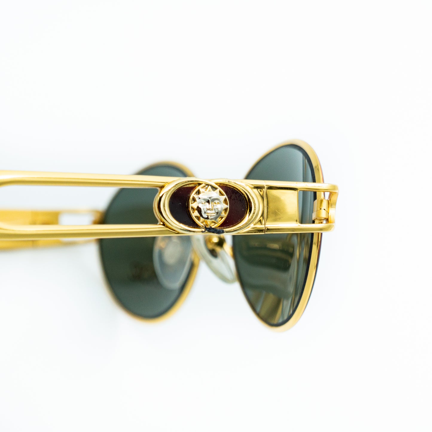 Gianni VERSACE mod 3130 Oval Gold Sunglasses Vintage