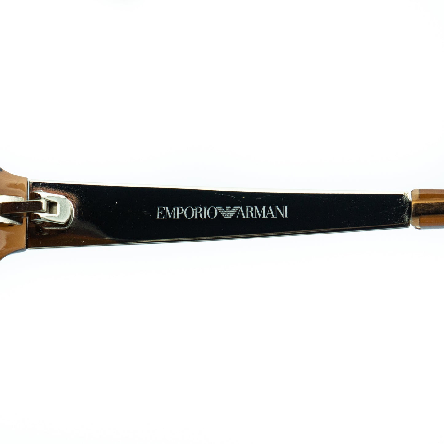 Emporio Armani EA 9436/S Brown Shield Mask Sunglasses Vintage
