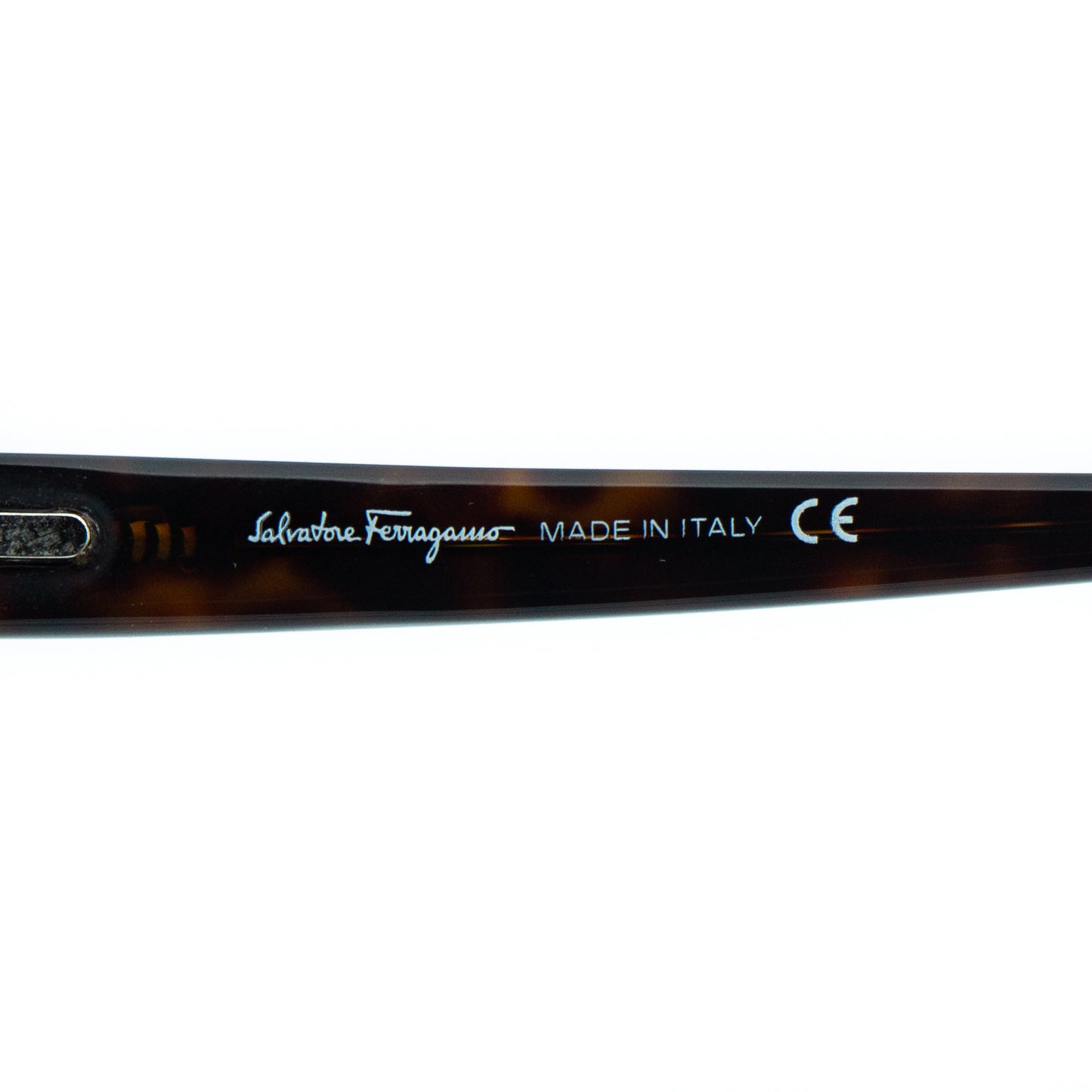 Salvatore Ferragamo 1135 Rimless Brown Sunglasses Vintage