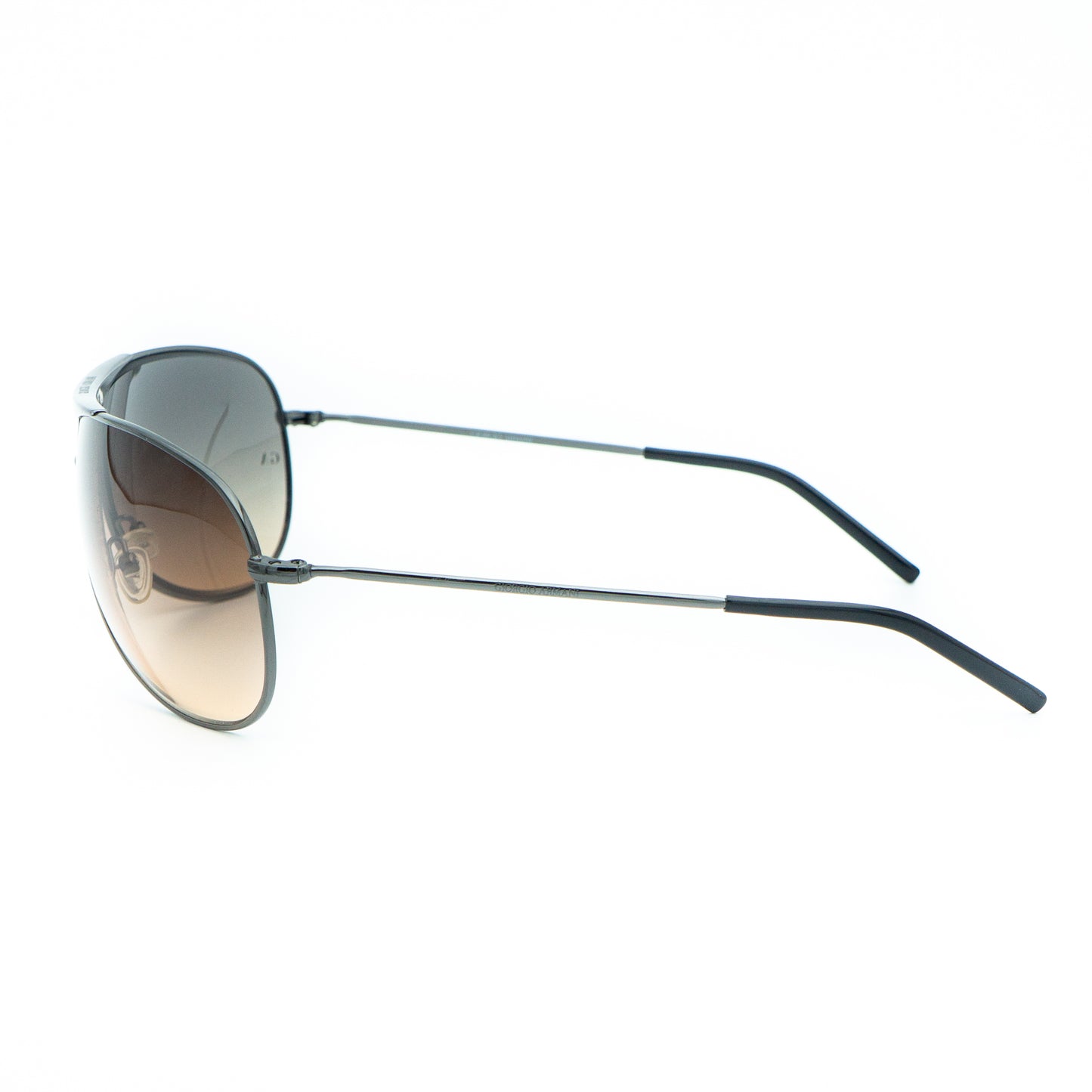 Giorgio Armani GA 134/S Silver Aviator Mask Sunglasses Vintage