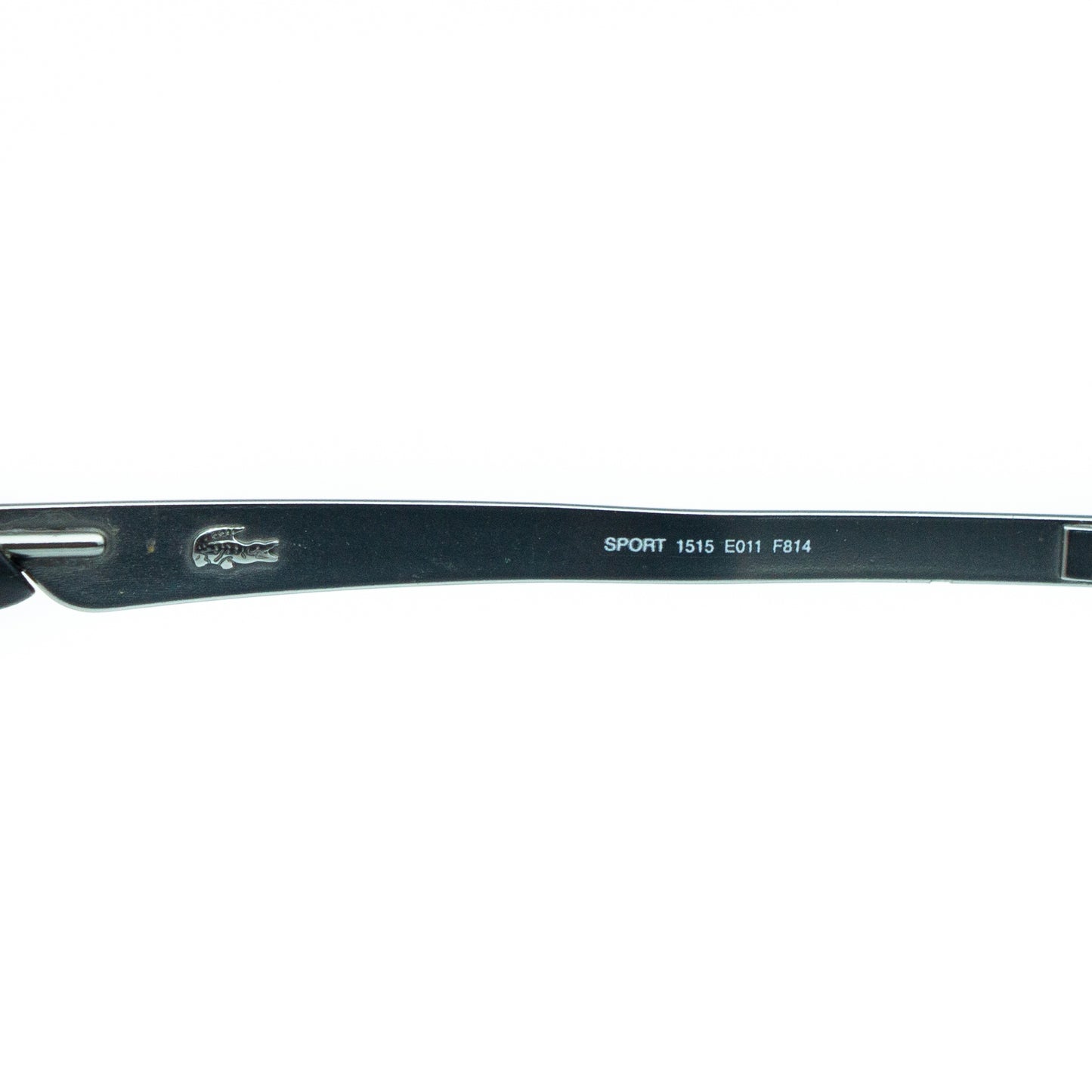 Lacoste Sport 1515 Black Oval Sunglasses Vintage