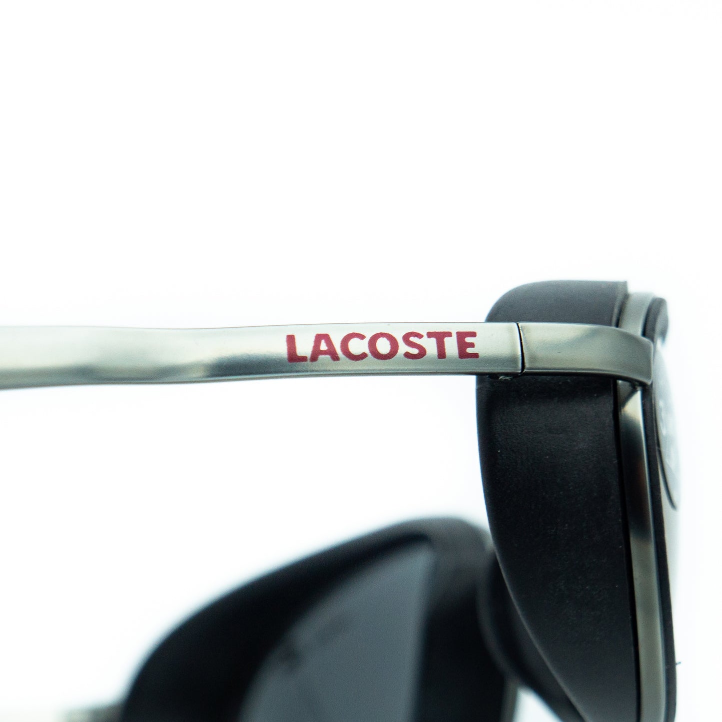 Lacoste Sport 1515 Black Oval Sunglasses Vintage