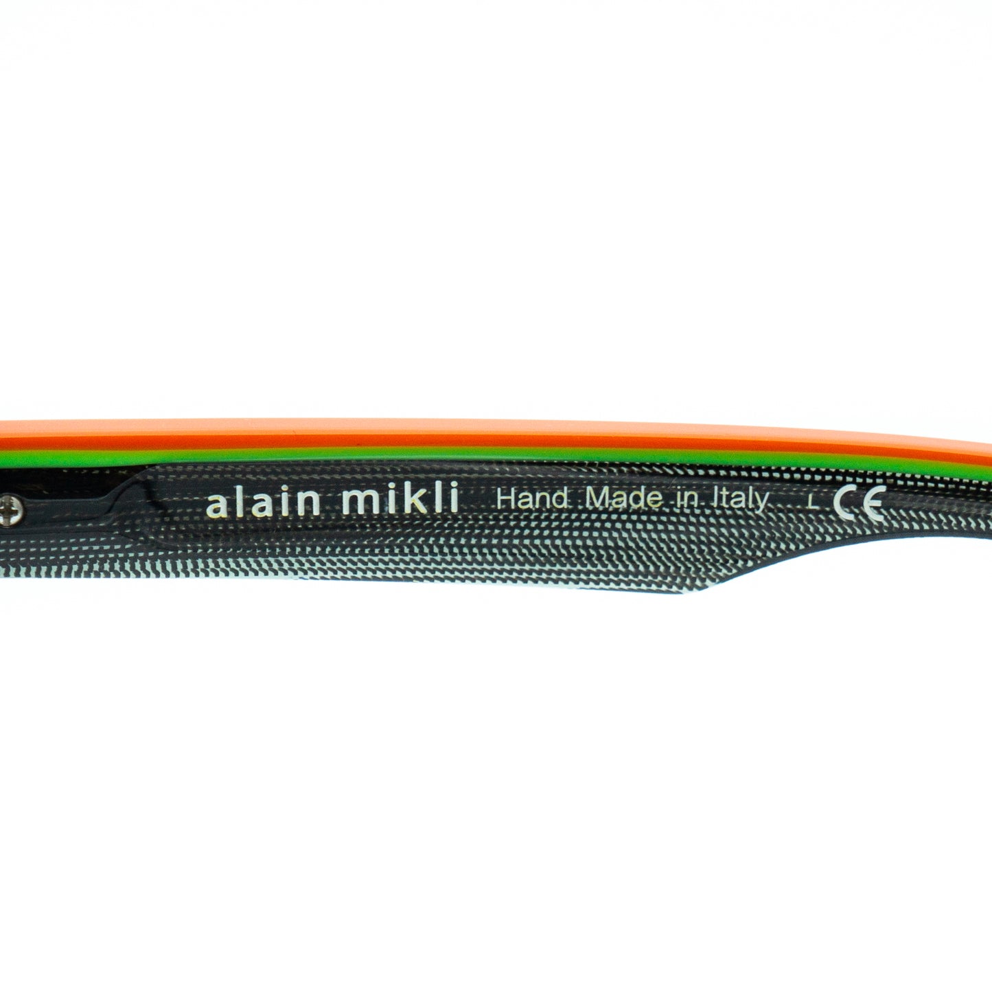 Alain Mikli A05020 Black Orange Sunglasses Vintage